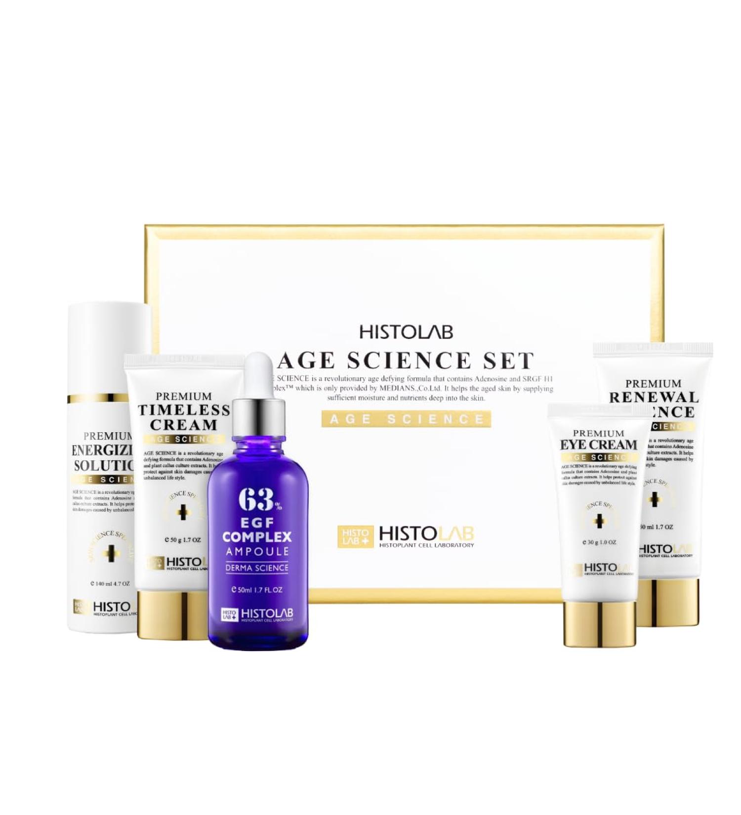HISTOLAB Age Science Gift Set | For Aged Skin | A Set of 5 Age Science Products - Buy Online on GoSupps.com