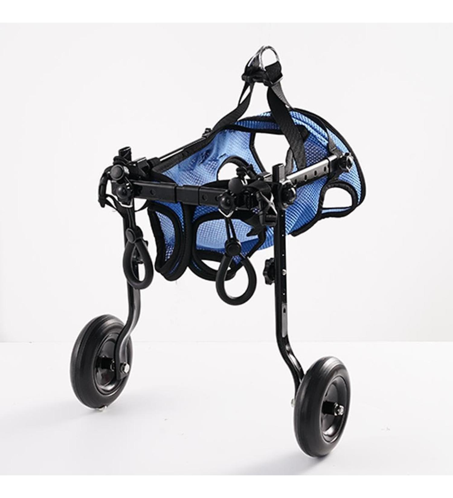 Adjustable Dog Wheelchair for Back Legs Small Dog Wheel-Chair Dog Wheelchair Trolley Disability Dog Wheelchair Back Leg Rehabilitation Aid for Small Dogs X-Small - Buy Online on GoSupps.com