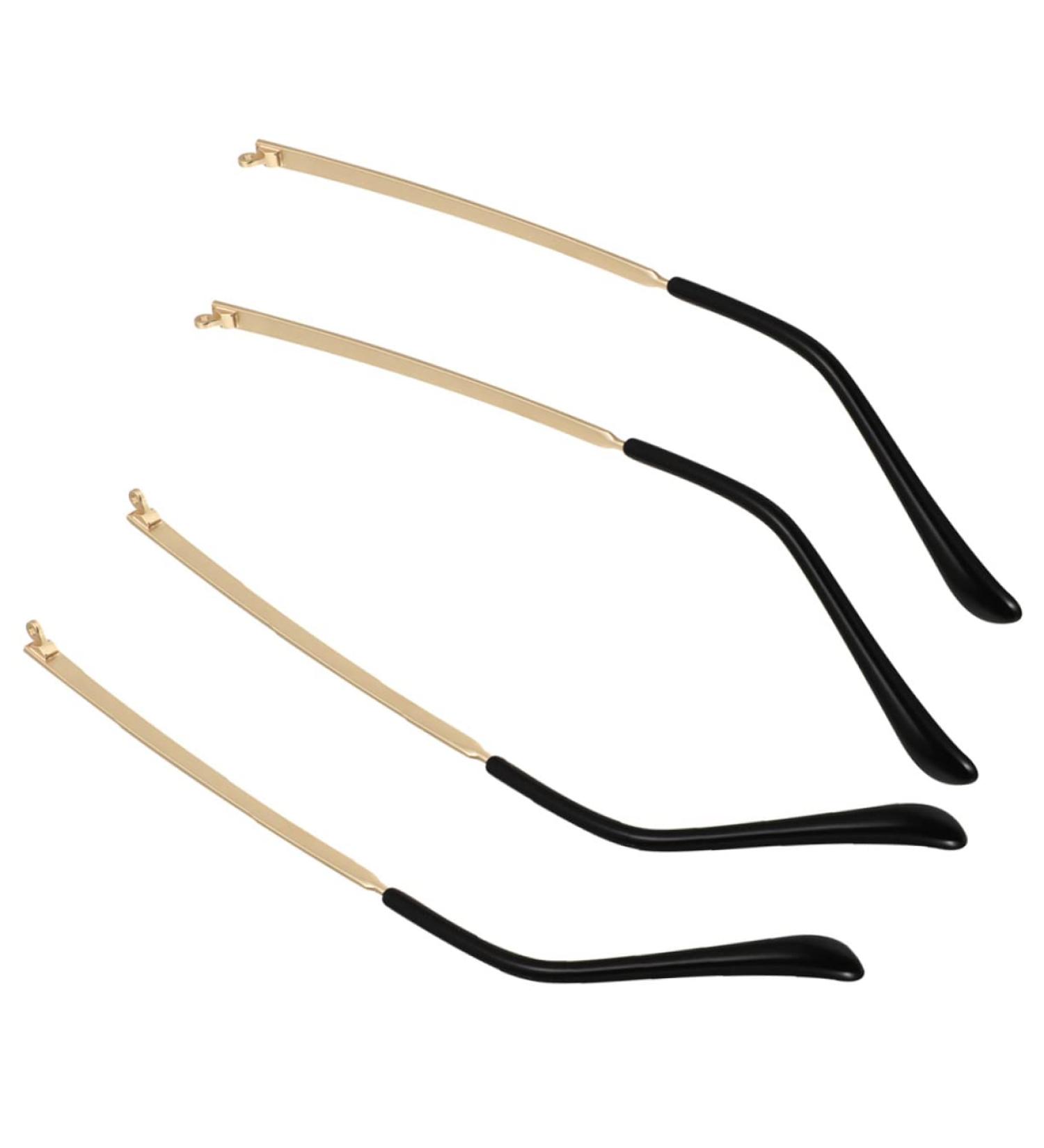 Lalafina 2 Pairs of Sunglasses Replacement Legs & Brackets | Metal Temple Holders for Men & Women | 14x1cm Glasses Accessories - Buy Online on GoSupps.com