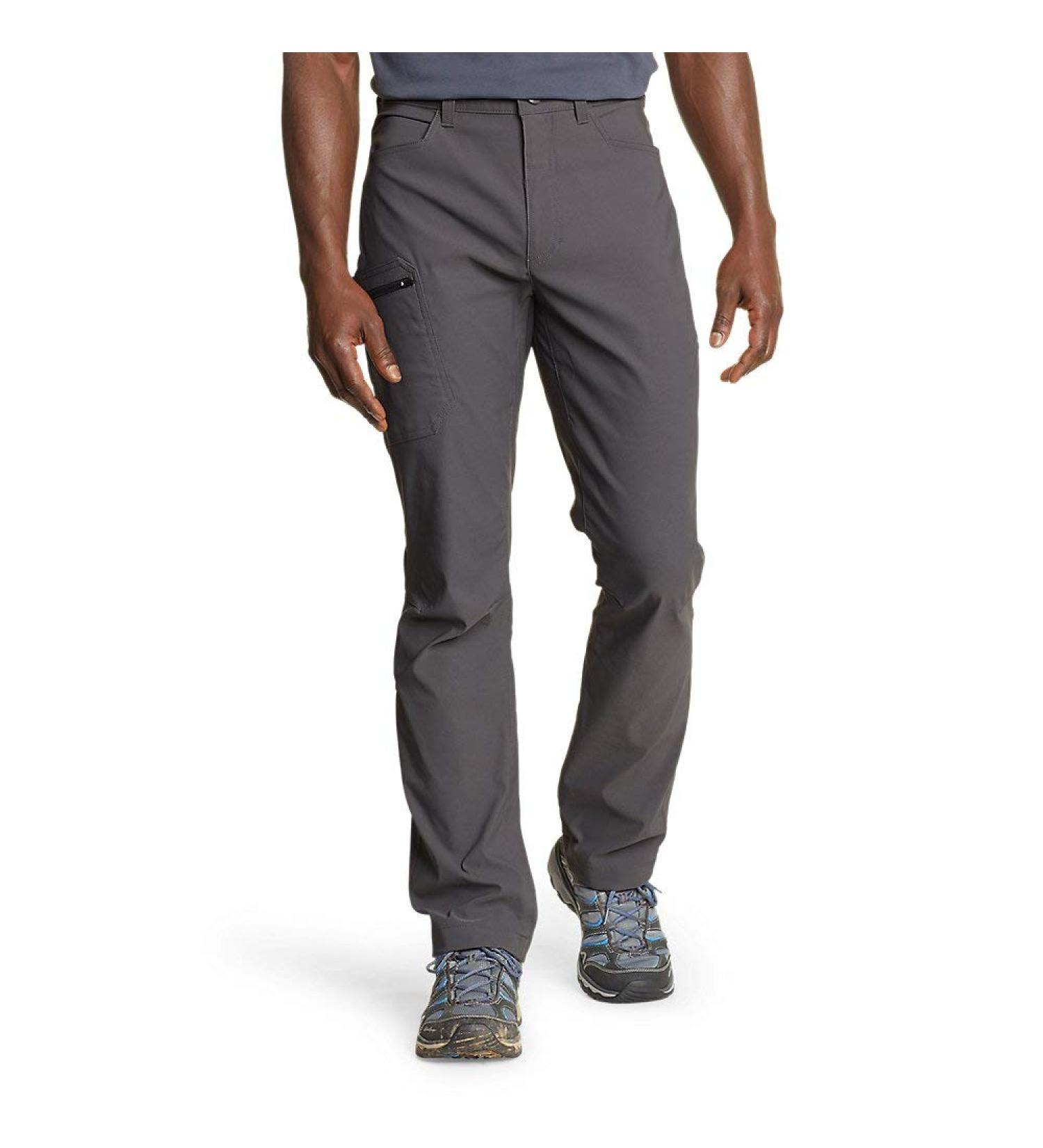 Eddie Bauer Men's Guide Pro Pants 33W x 30L Dark Smoke Rainier - Durable Outdoor Performance - Buy Online on GoSupps.com