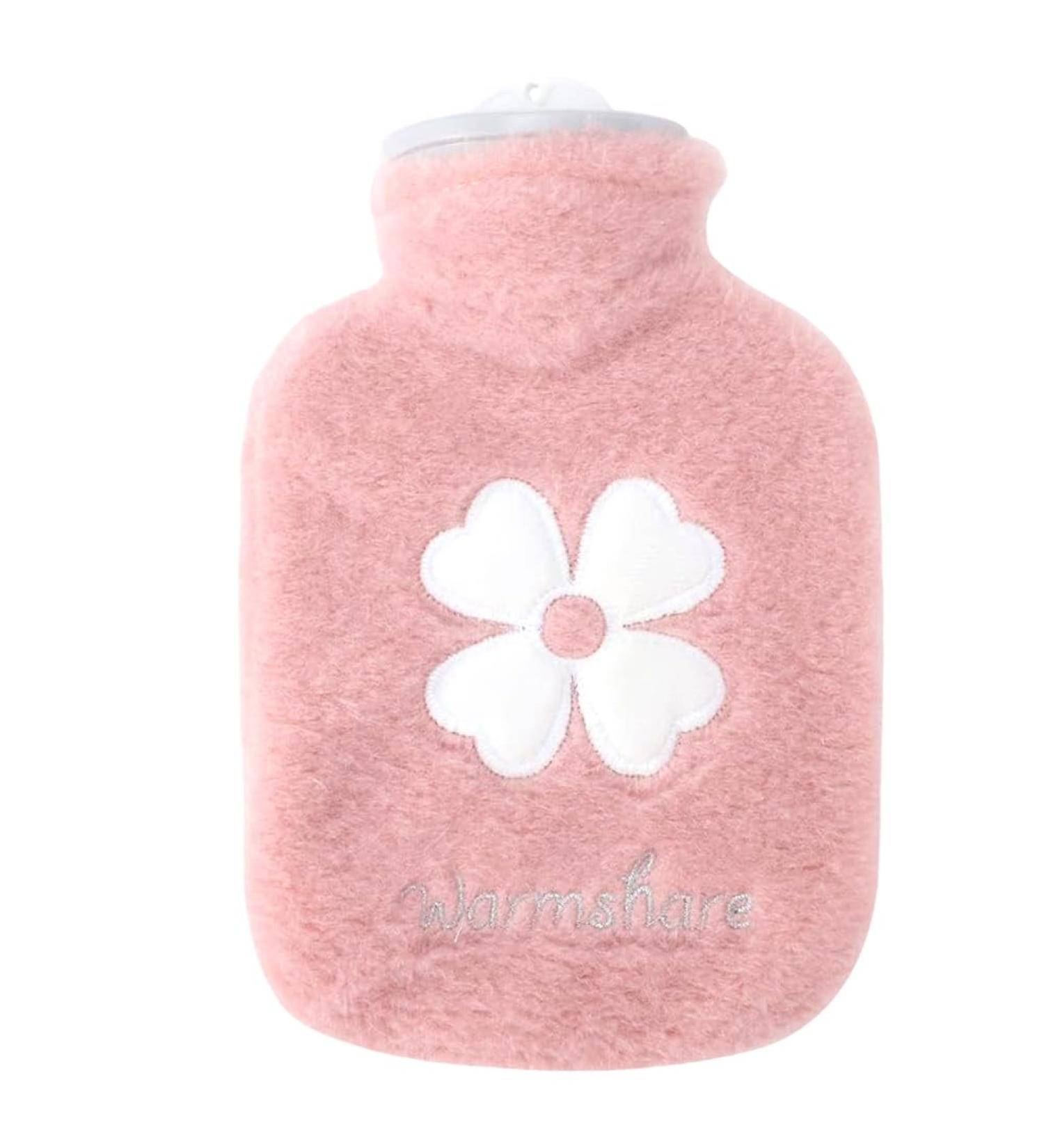 Buy 500ml Bouillotte Heat Bottle - Cozy Fluffy Cover for Pain Relief Perfect Gift for Family & Friends - Buy Online on GoSupps.com