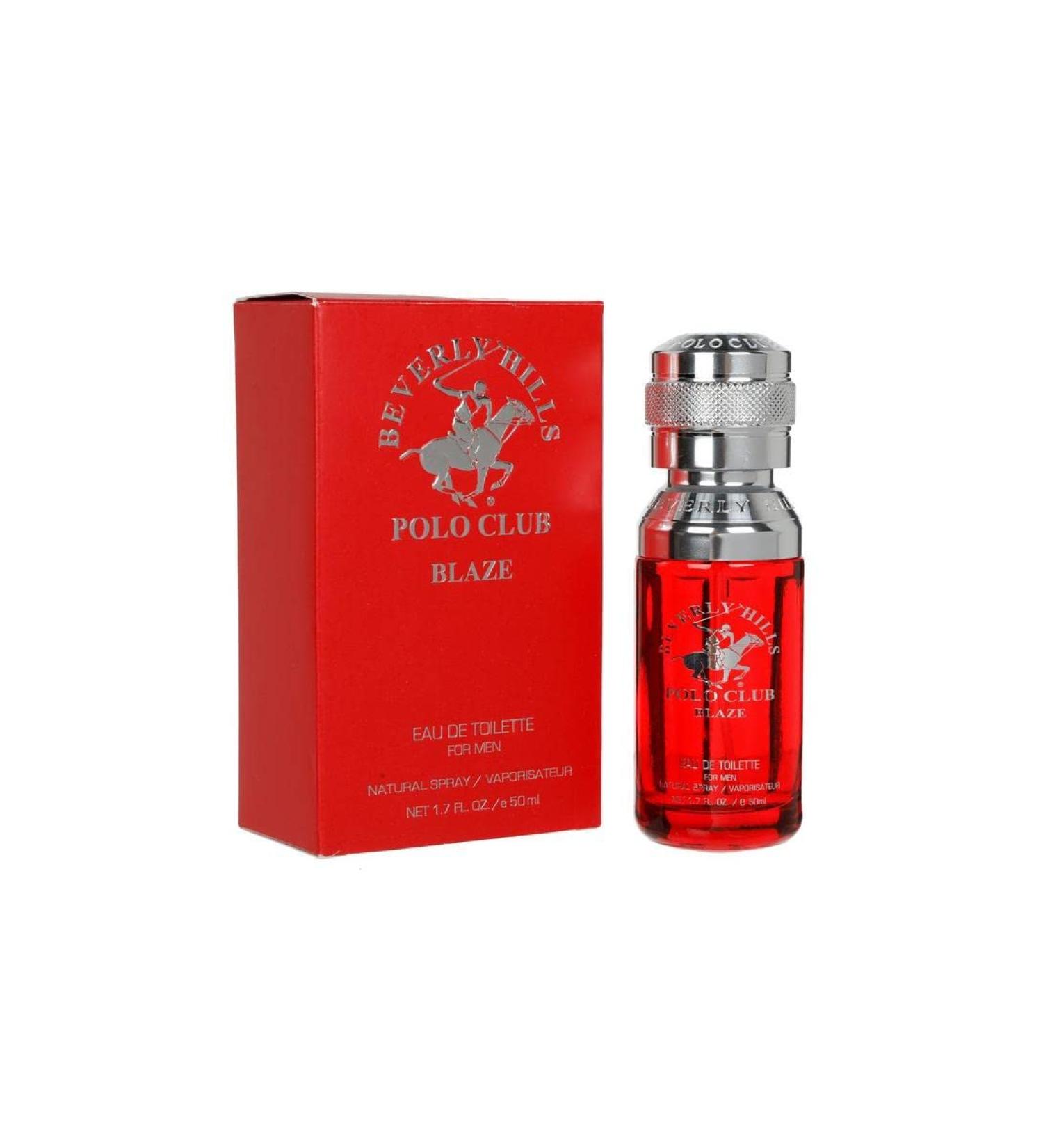 IMOSTY Beverly Hills Polo Club Blaze Eau De Toilette for Men - Spray 1.7 fl oz (50 ml) + Pocket Spay 0.68 fl oz (20ml) - Packaging may vary