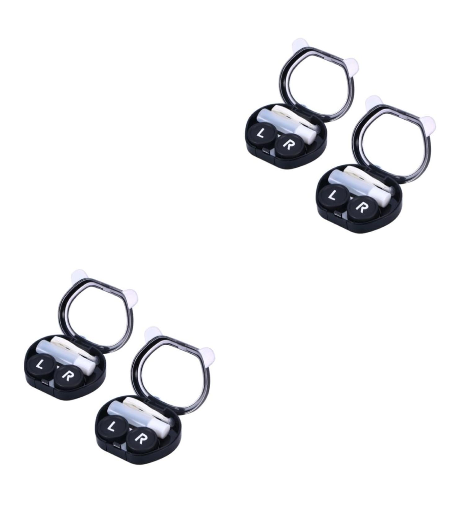 Buy Healvian 4-Piece Colored Contact Lens Case - Panda Design | International Shipping Available - Buy Online on GoSupps.com