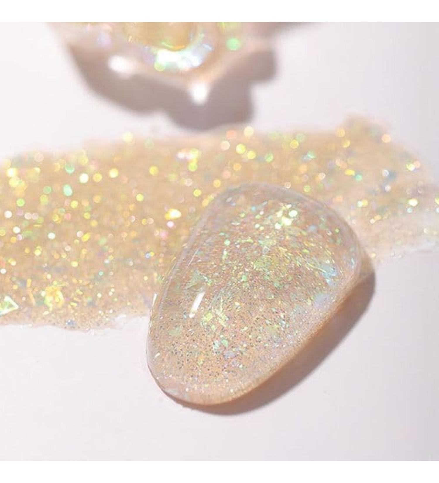 8ml UV Sequins Flash Reflective Nail Art Gel Phototherapy Glue Nail Polish Gel Glitter Gel Broken Diamond - (Color: 6) - Buy Online on GoSupps.com