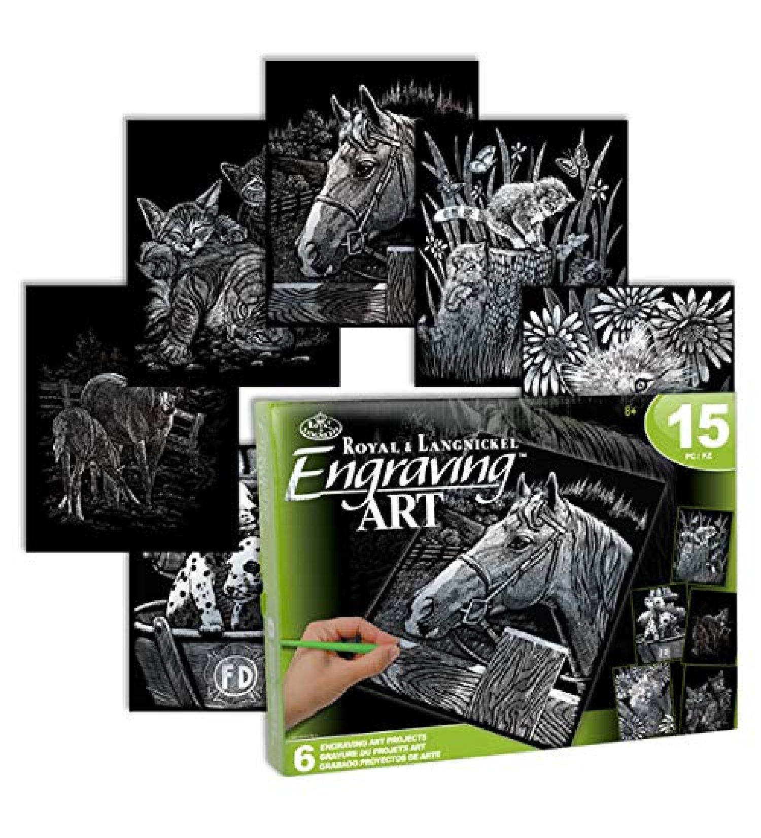 ROYAL BRUSH Pets Silver Engraving Art Kit