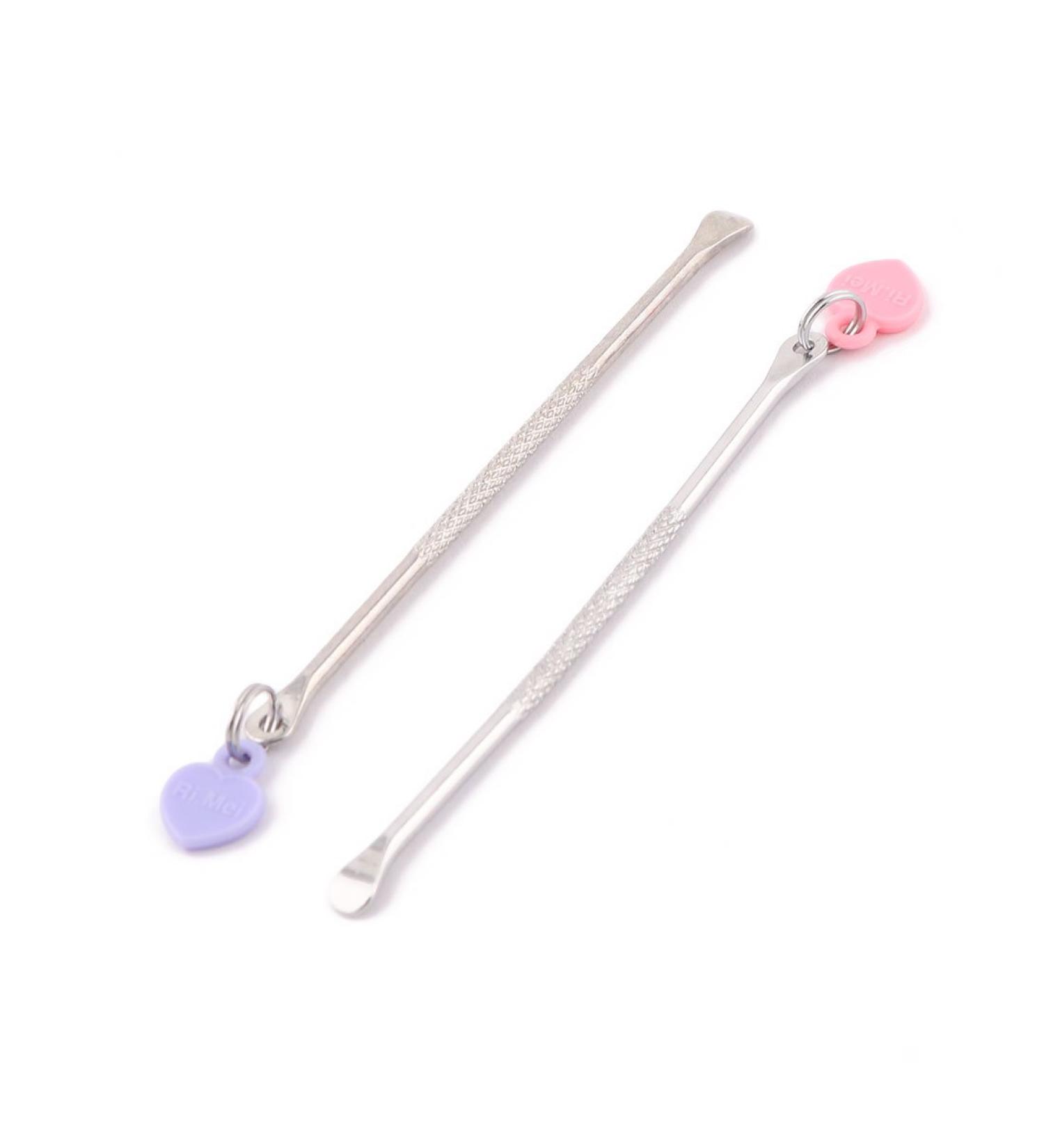 Qtqgoitem Metal Household Ear Cleaner Curette Wax Removal Tool Earpick 2 Pcs Silver Tone (Model: 8dd 856 a79 8e3 868)