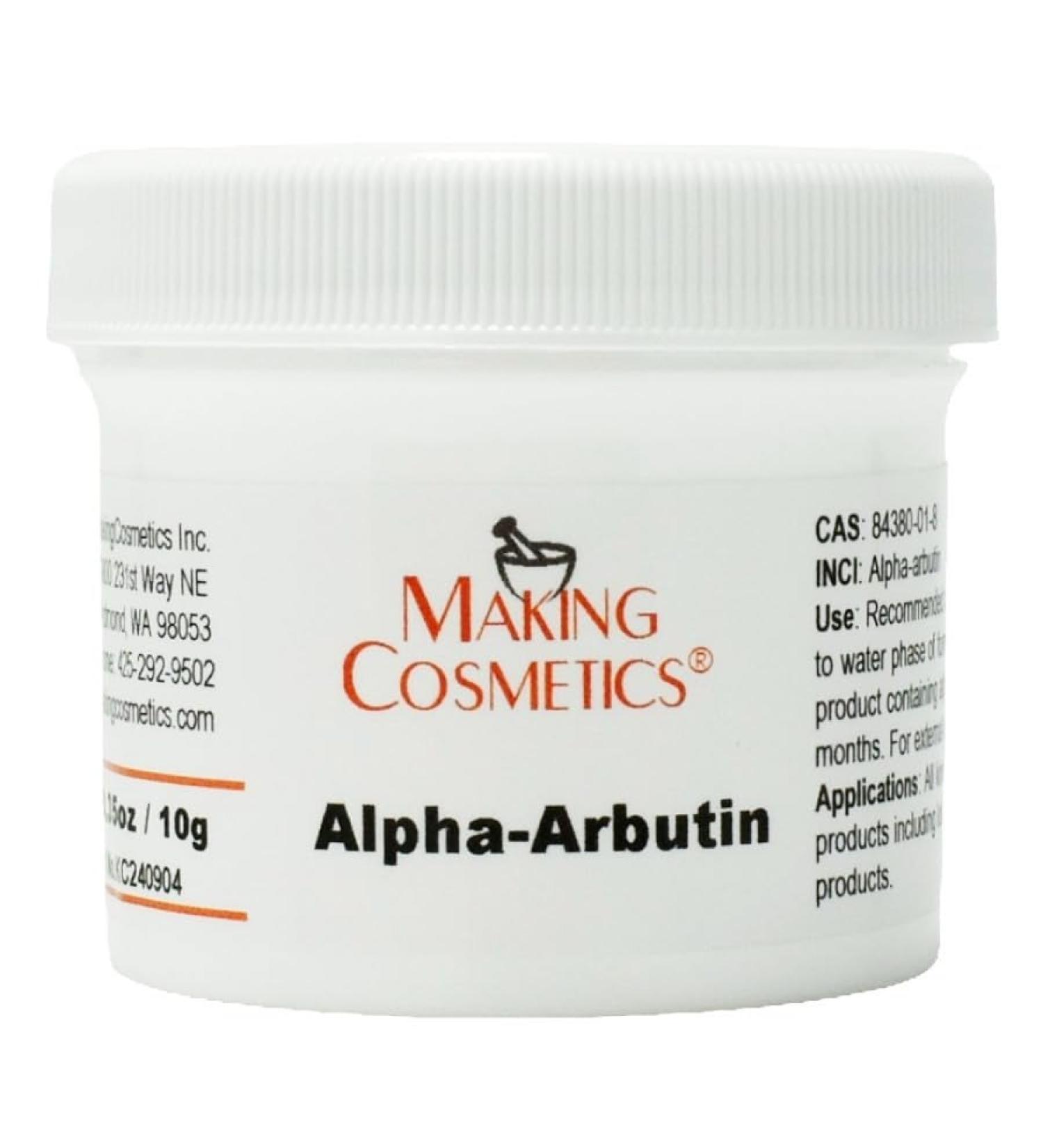 Alpha-Arbutin - 0.35oz / 10g - MakingCosmetics Skin & Hair Care Ingredients