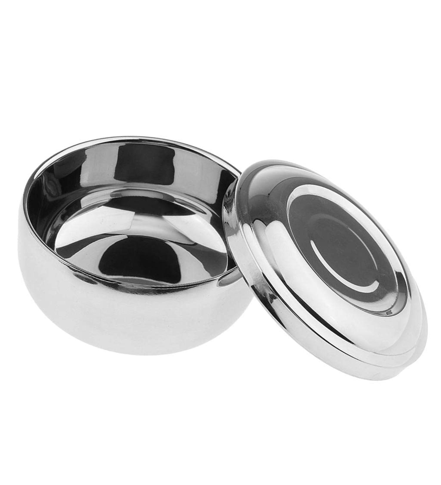 Jojomis Shaving Brush Cup Bowl - Premium Beard Shaving Soap Mug with Mirror Lid for Men | International Shipping Available - Buy Online on GoSupps.com