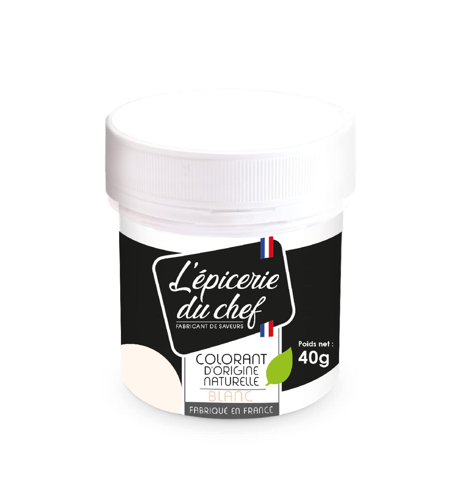 Natural Food Coloring 40 g - White