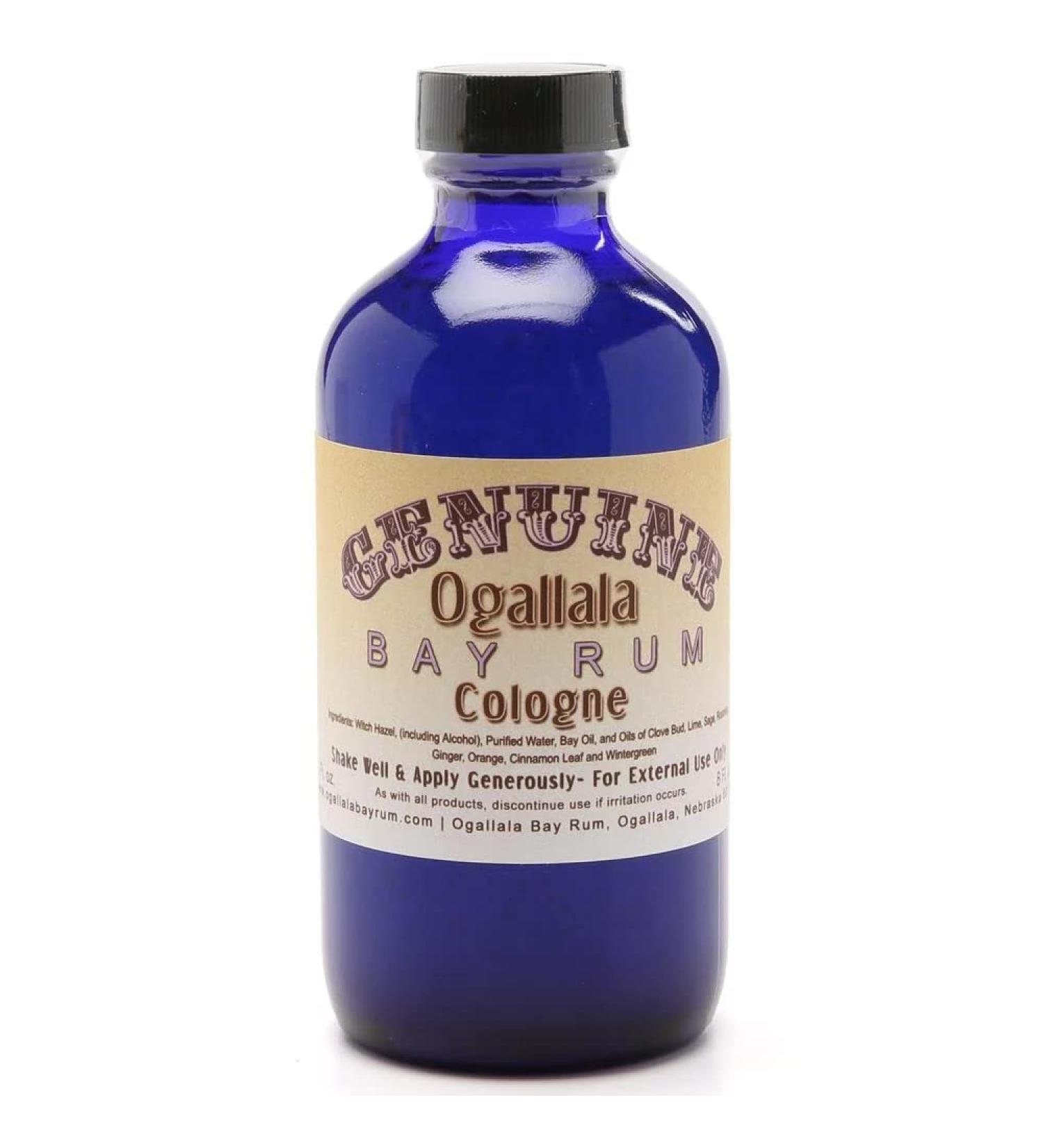 Ogallala Bay Rum Cologne Sweet Spicy Woodsy Scent for Men 4 oz - Buy Online on GoSupps.com