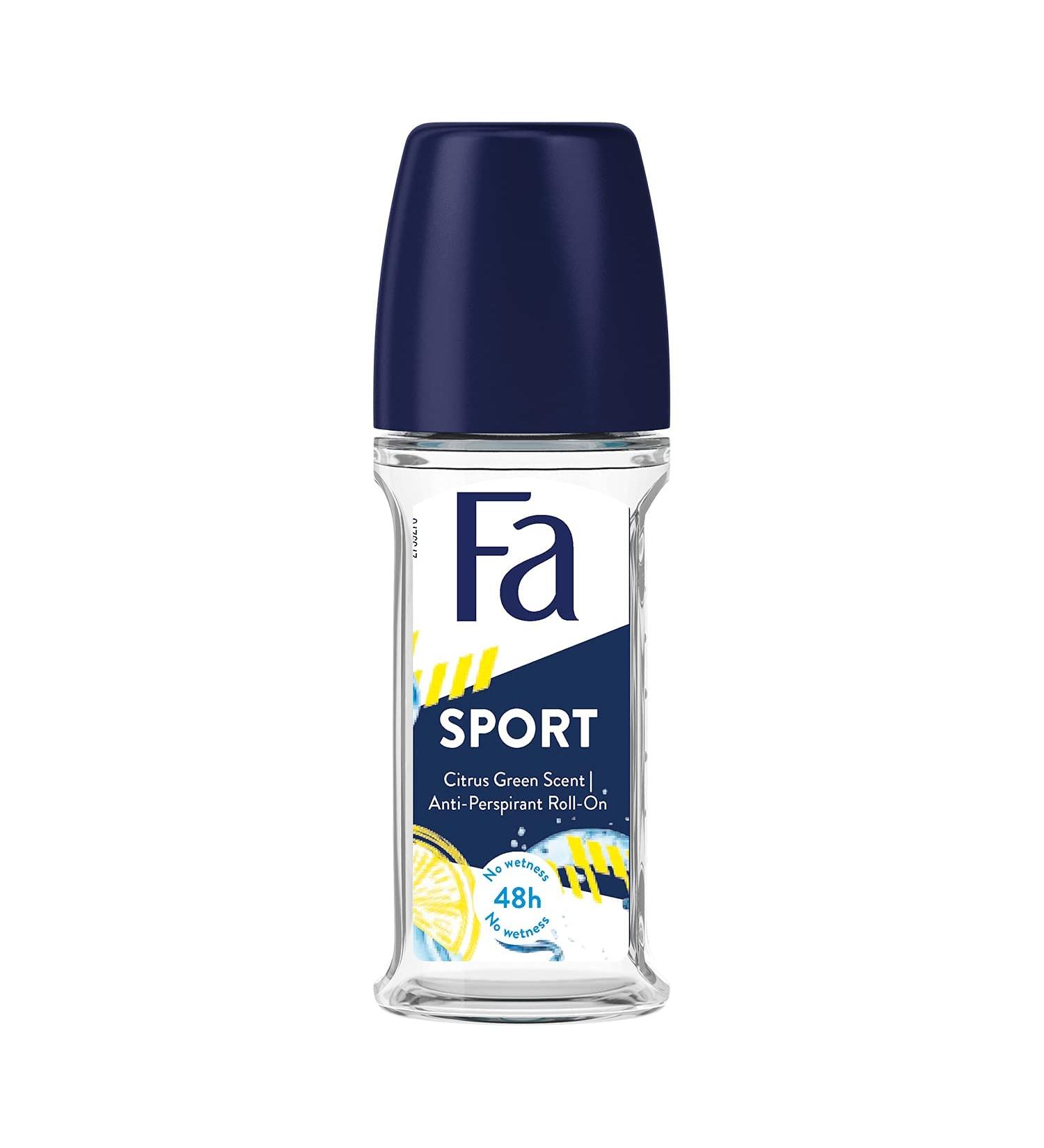 Fa Sport Energizing Fresh Roll-On Deodorant Antiperspirant 1.7 oz - Buy Online on GoSupps.com