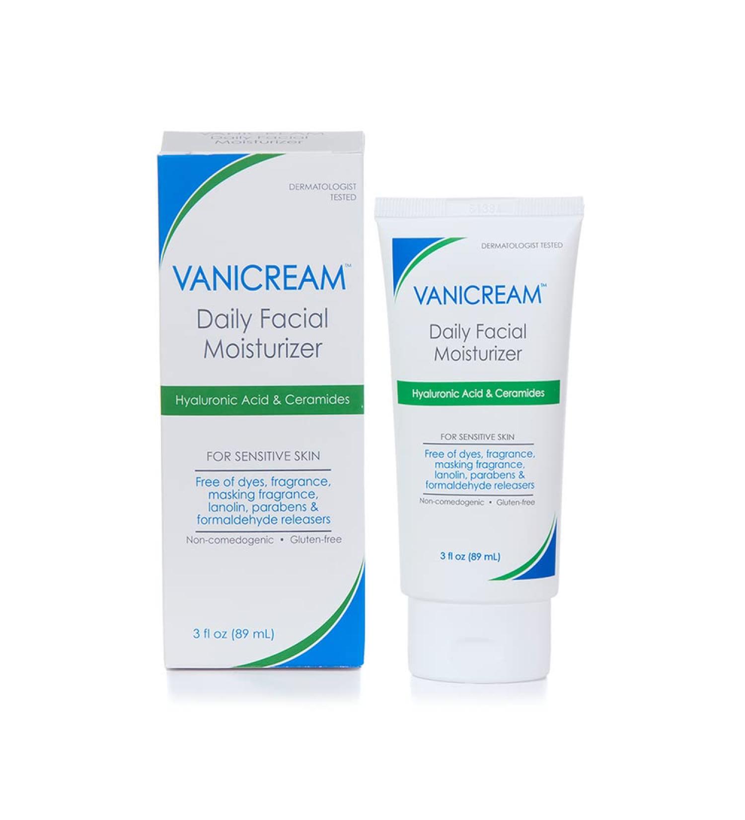 Vanicream Daily Facial Moisturizer for Sensitive Skin - Fragrance-Free (3 fl oz) - Buy Online on GoSupps.com