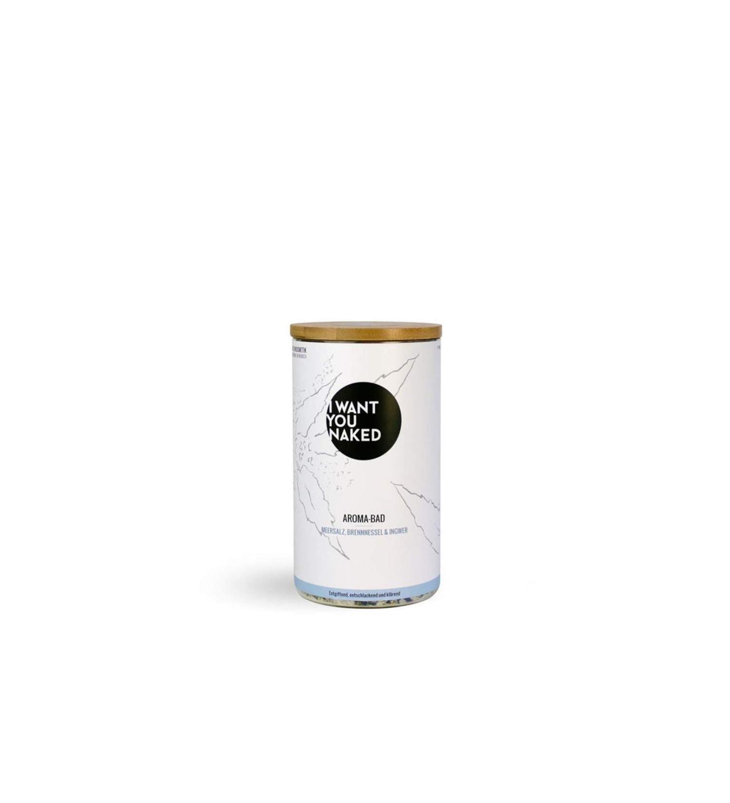 I want you naked - Detox aroma bath with sea salt nettle and ginger 620 g