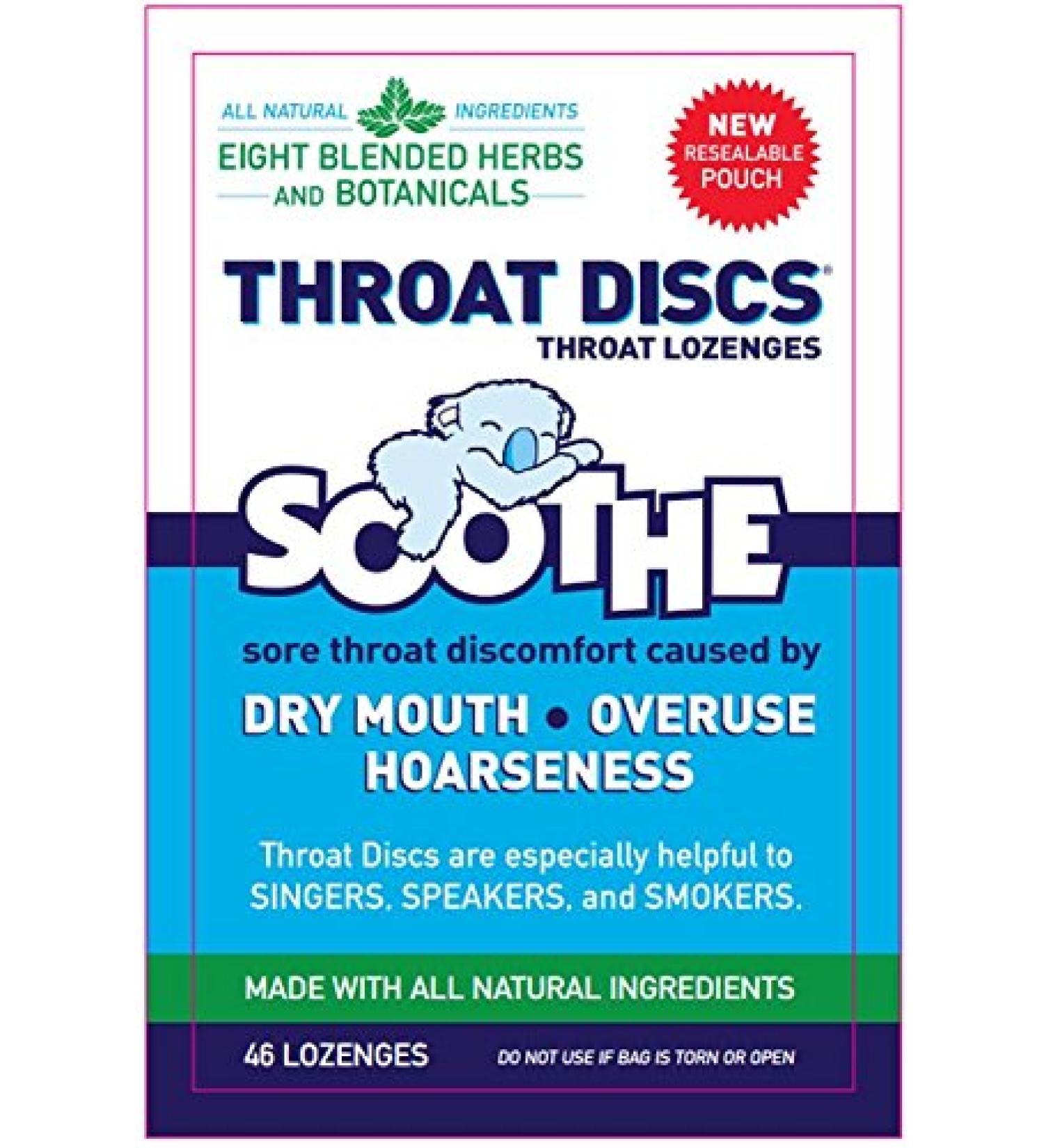 Throat Discs Original Formula Lozenges - 1.5oz Box (Pack of 3) - Buy Online on GoSupps.com