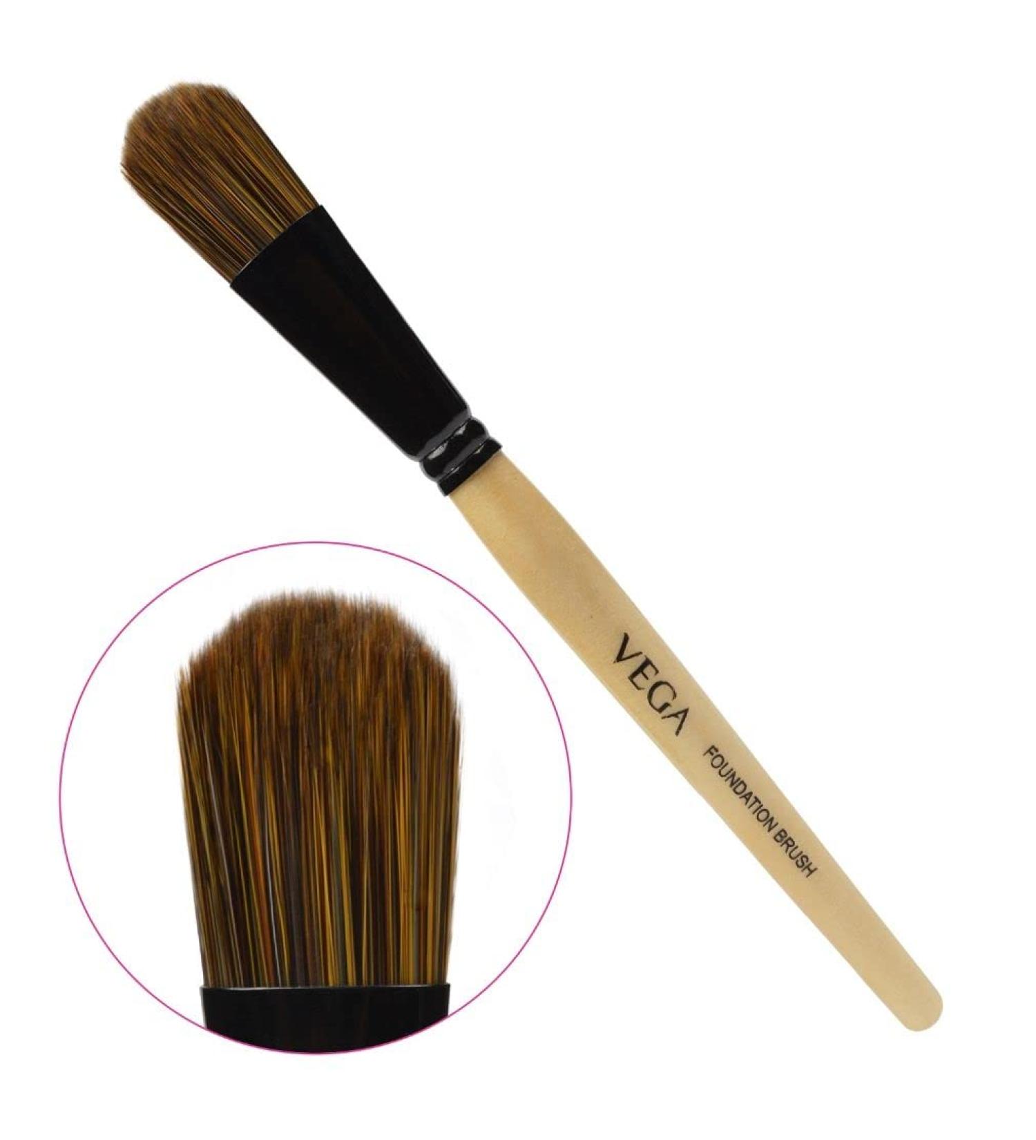 Vega Foundation Brush - Professional Makeup Tool for Flawless Application - Buy Online on GoSupps.com