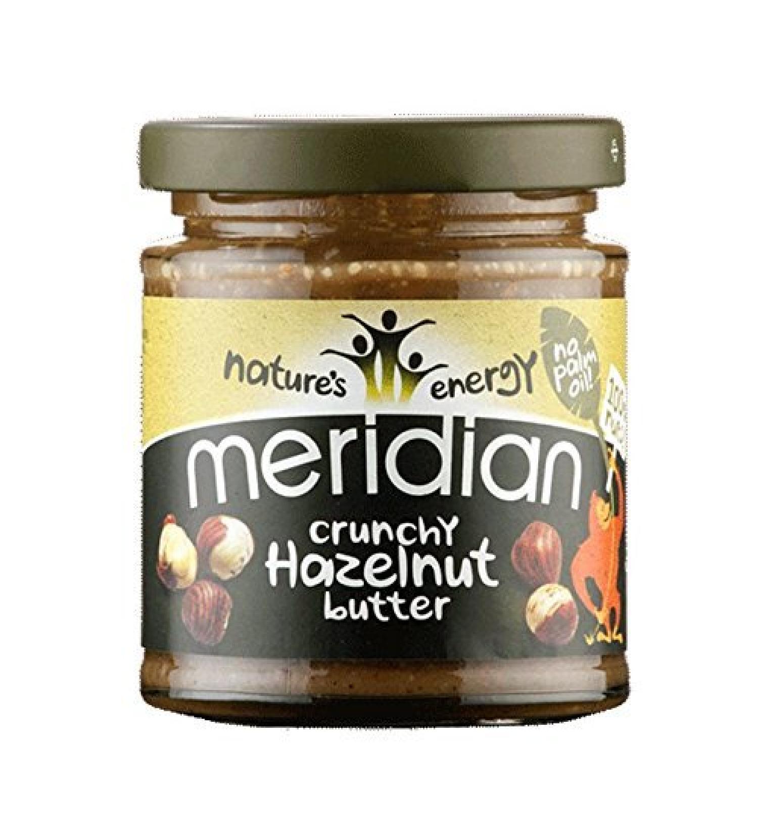  Meridian Meridian | Hazelnut Crunchy Butter | 6 x 6 oz - Buy Online on GoSupps.com