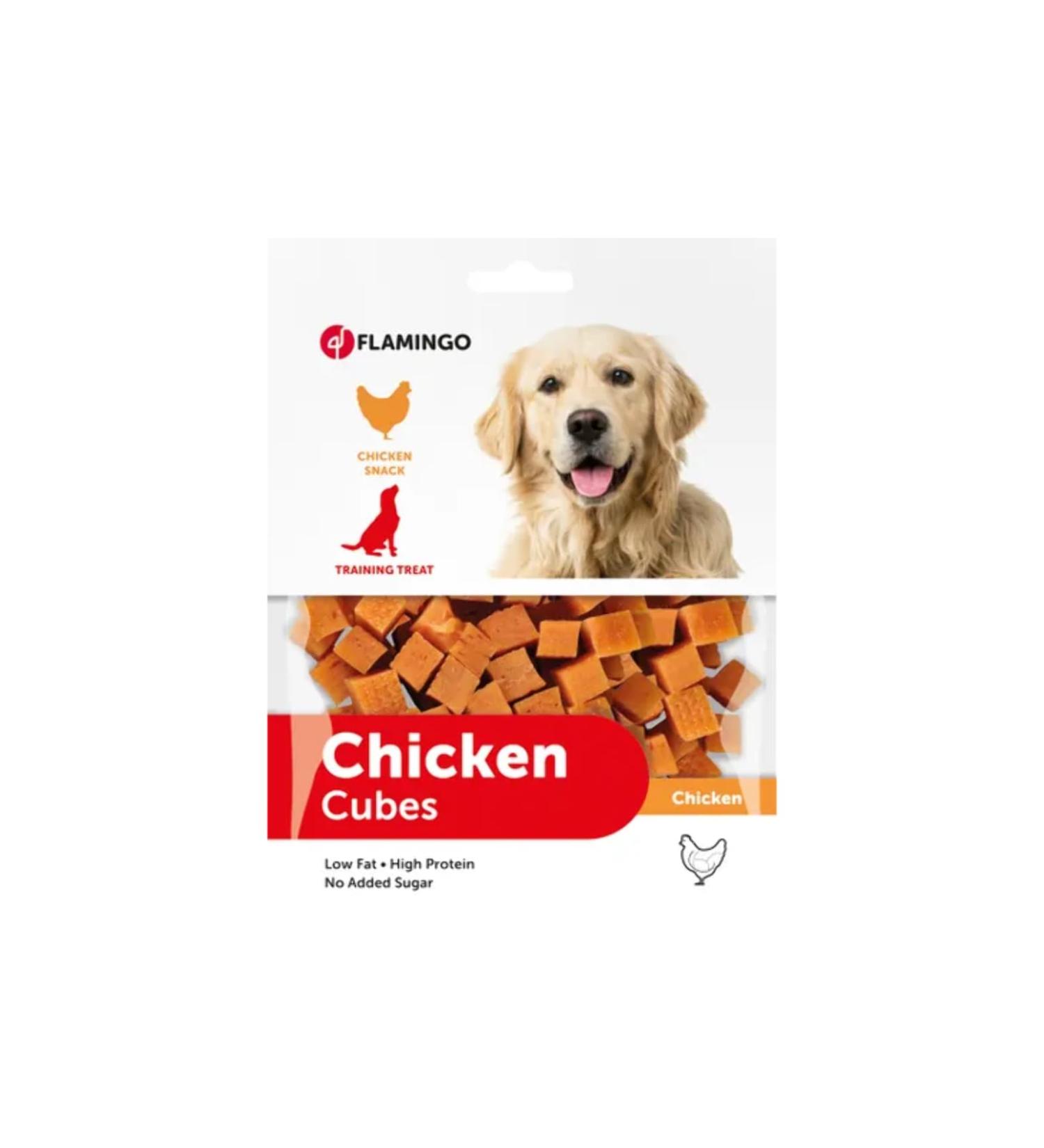 FLAMINGO Hondensnack Chicken Cubes 170 GR 170 GR