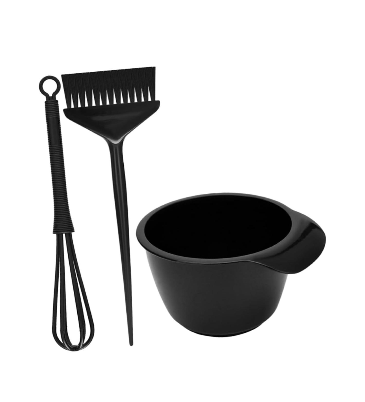 Homoyoyo Kit Coloration Cheveux 3 Pi ces Noir Bol de Teinture pour Cheveux Pinceau Teindre Tige D agitation pour Salon et Usage Domestique - Buy Online on GoSupps.com