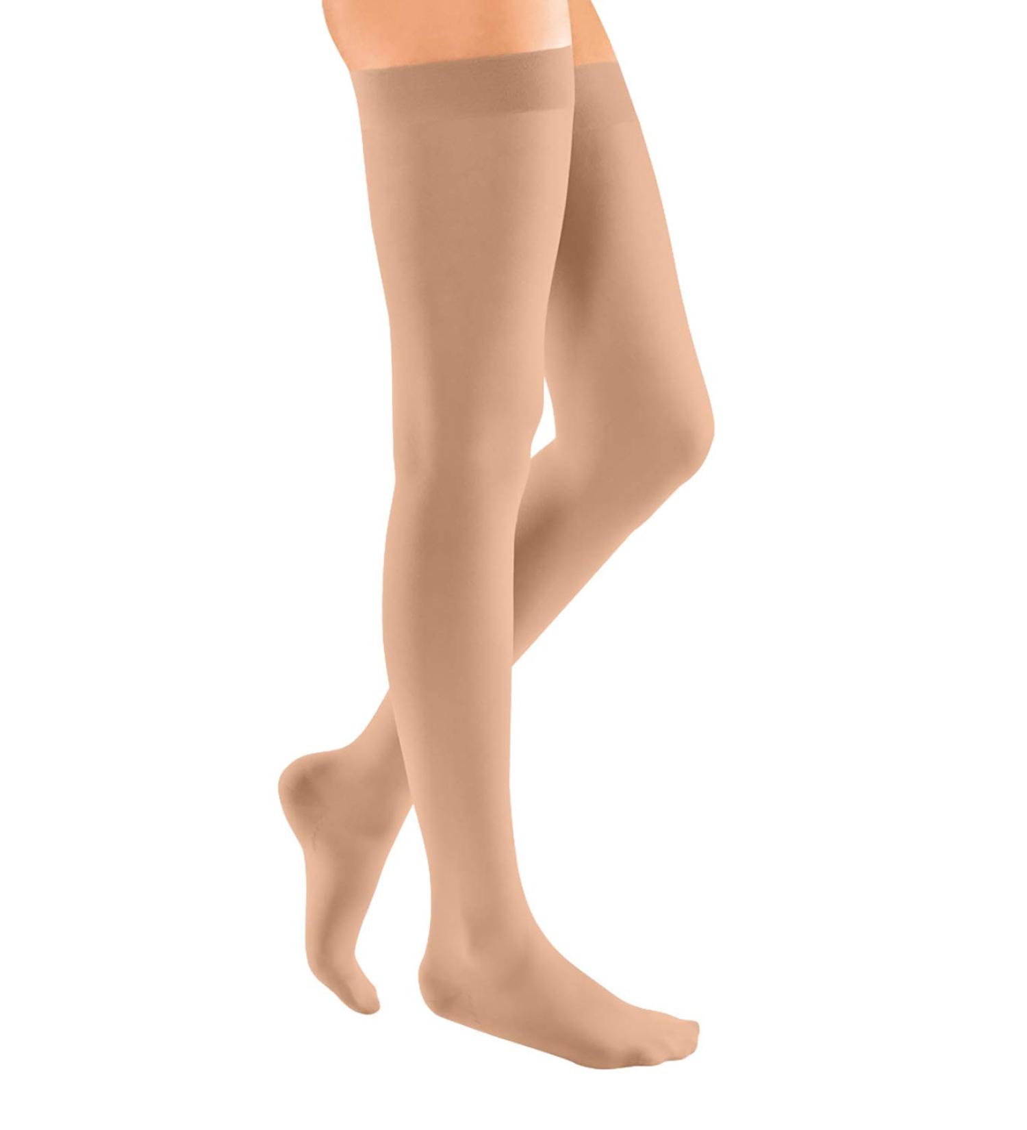 Medi Medive Elegance 026W112 Women's Compression Stockings | CCL2 | Closed Lace | Caramel | Size II - Comfortable & Stylish Support - Buy Online on GoSupps.com