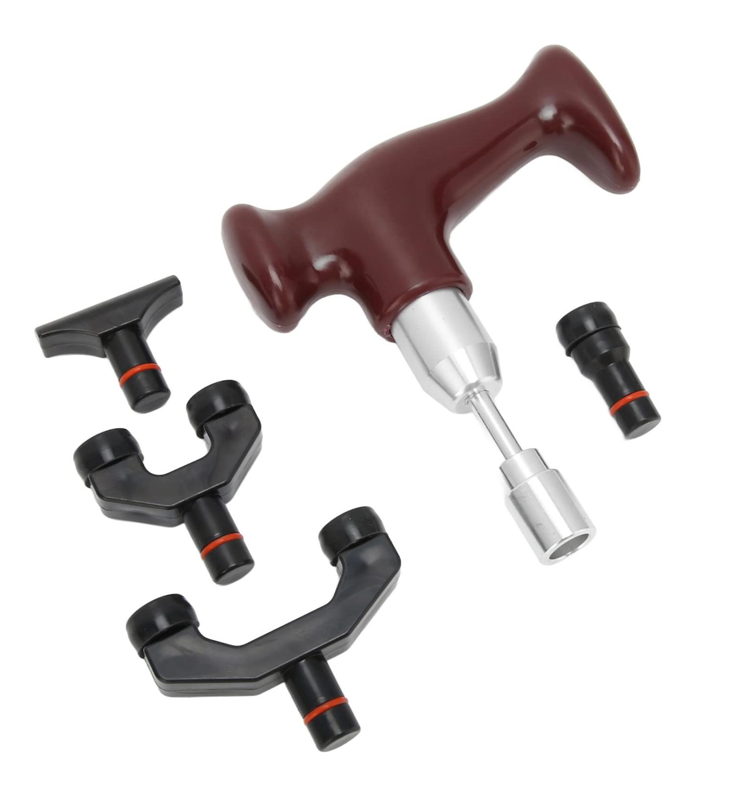 Ververt Touch T-Shape Therapeutic Hand Massager | Deep Tissue Muscle Massage Gun for Pain Relief & Acupressure - Ideal for Physiotherapy - Buy Online on GoSupps.com