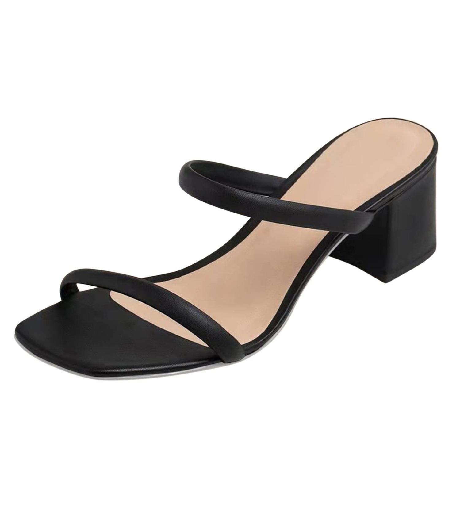 2022 High Heel Espadrille Sandals for Women - Silver, Red, Black - Trendy Summer Shoes - Buy Online on GoSupps.com