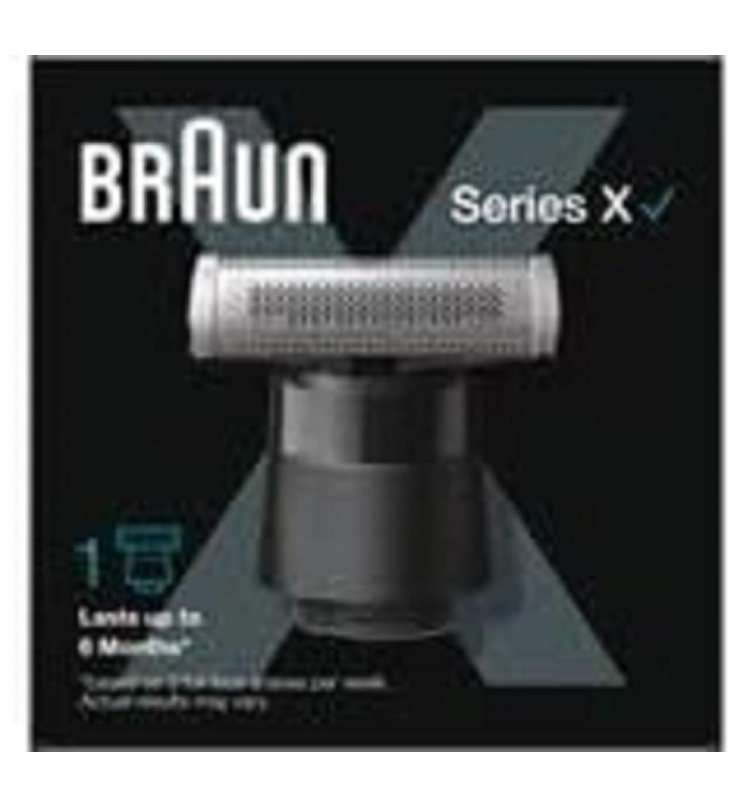 Braun Series X Replacement Blade for Braun Series X Styler Trimmer Innovative 4D-Blade with Two-Way Comb & Flex Head for Quick Grooming Fits All Braun X Styler Series Trimmers XT20