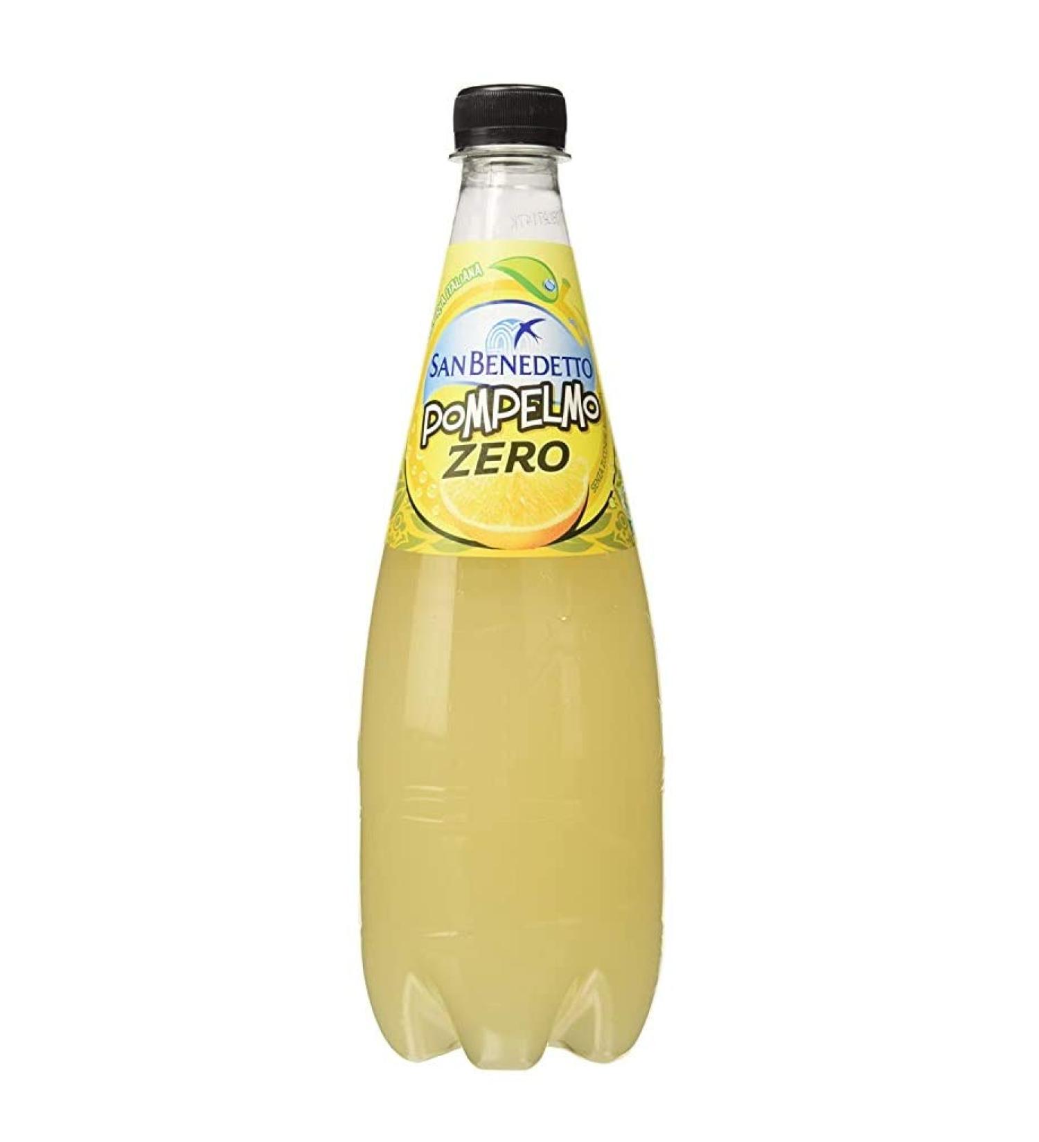 San Benedetto San Benedetto Pompelmo Zero PET Lot de 6 pamplemousse italien sans sucre 0 75 l