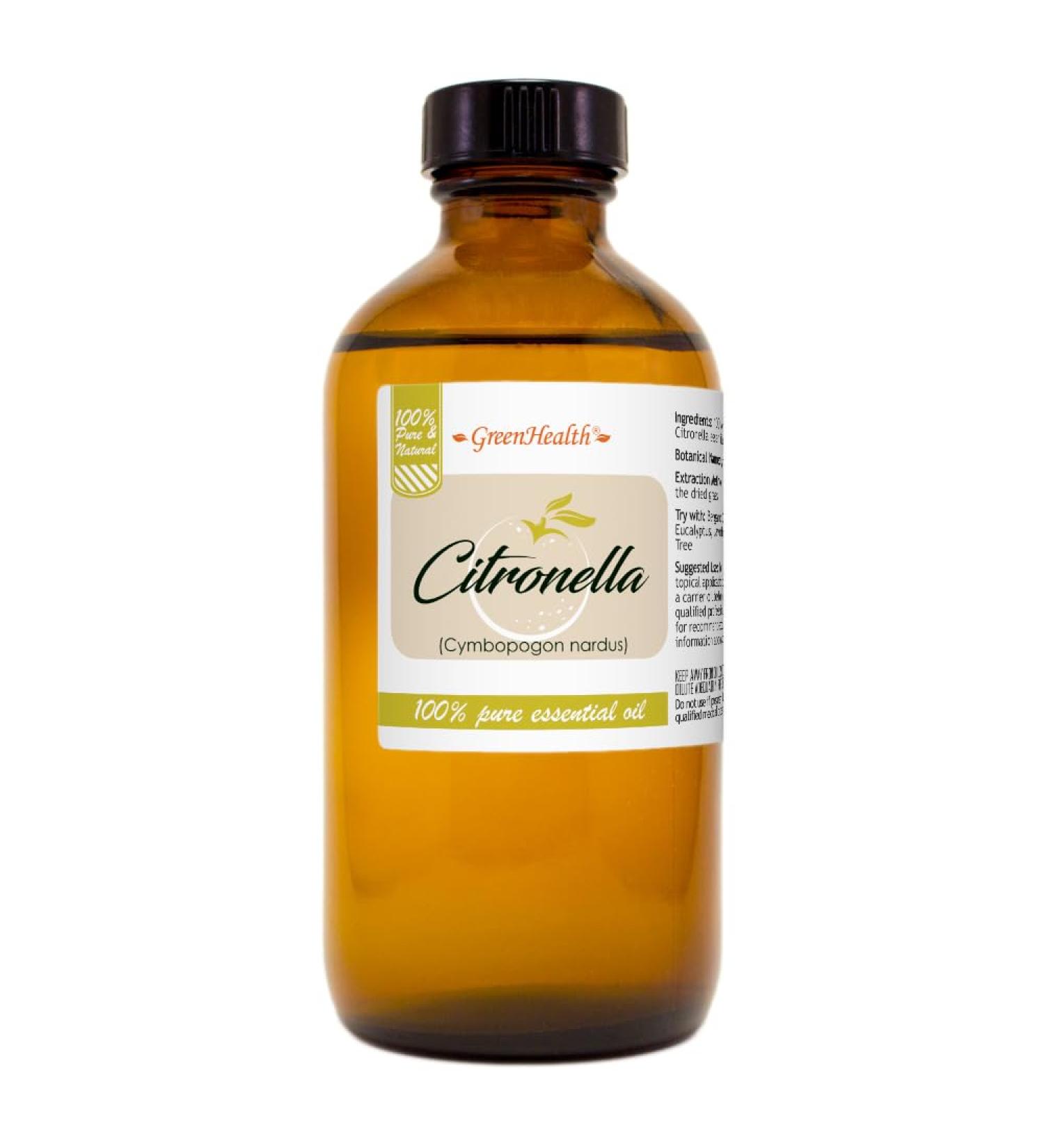Citronella 100% Pure Essential Oil 8oz - Buy Online on GoSupps.com
