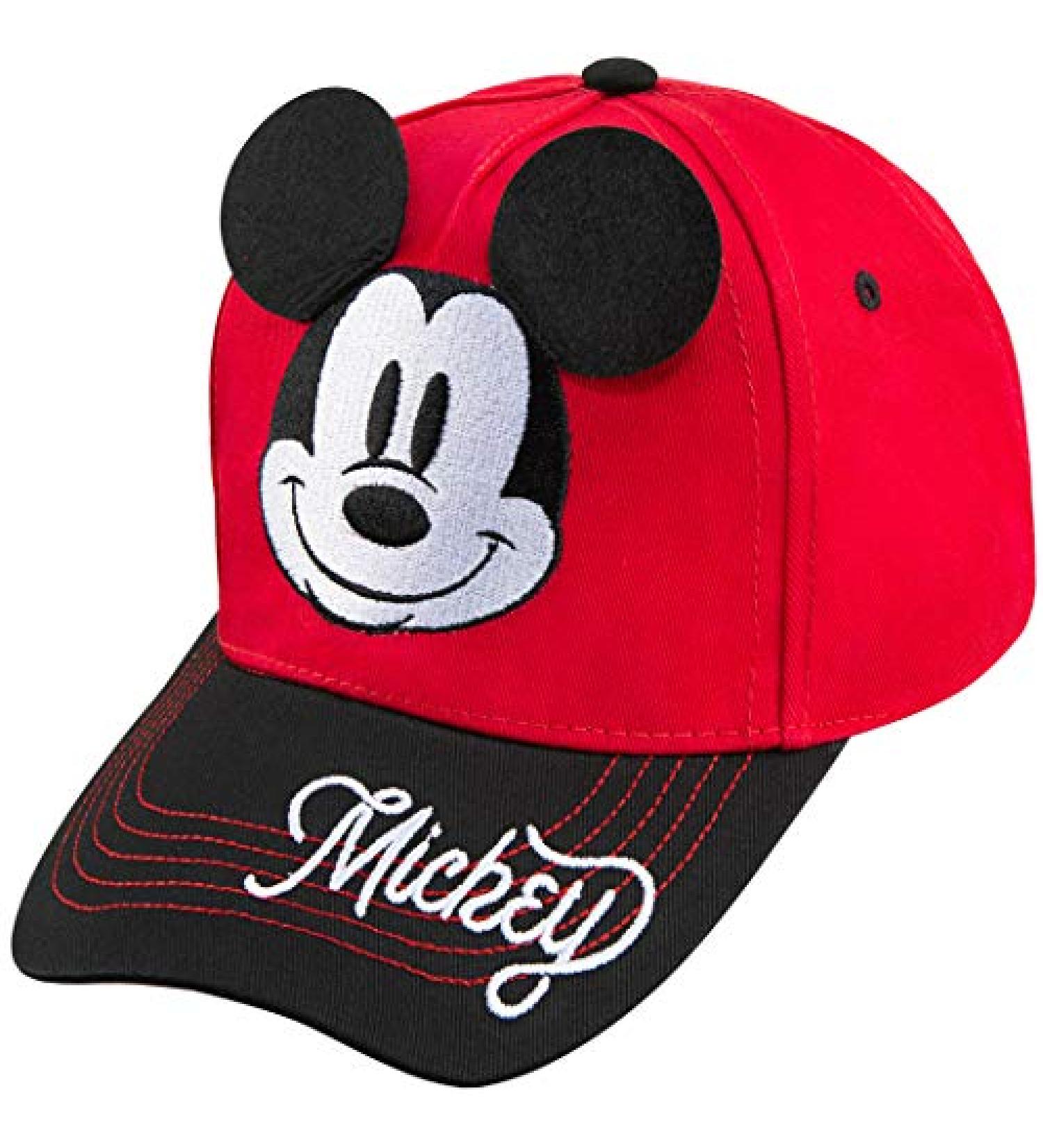 Disney Boys Mickey Mouse Baseball Cap | Red - Ages 2-7 | Officially Licensed Kids Hat - Buy Online on GoSupps.com