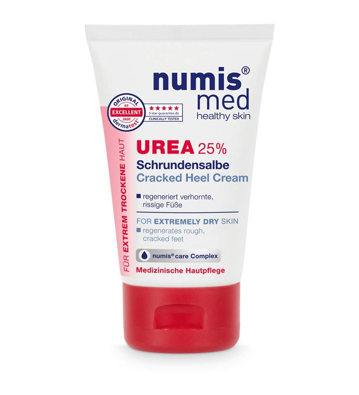 Numis Med Wirring Ointment 25% Urea - Skin-Calming Foot Cream for Cracked Feet - Vegan Silicone & Paraben-Free - 50ml Best Foot Care Solution - Buy Online on GoSupps.com