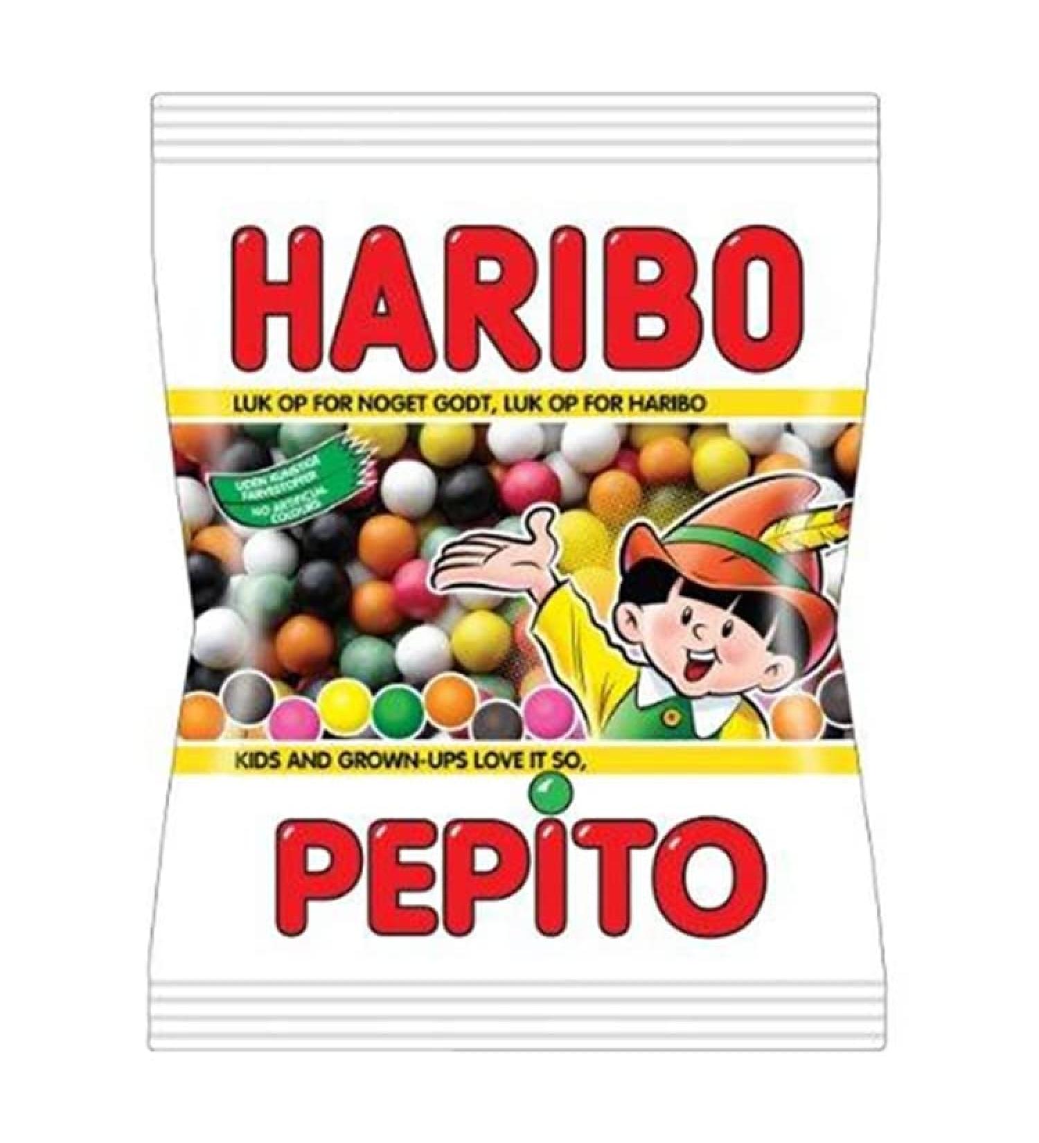 Haribo Pepito | Scandinavian Sugar Coated Liquorice Sweets | 120g