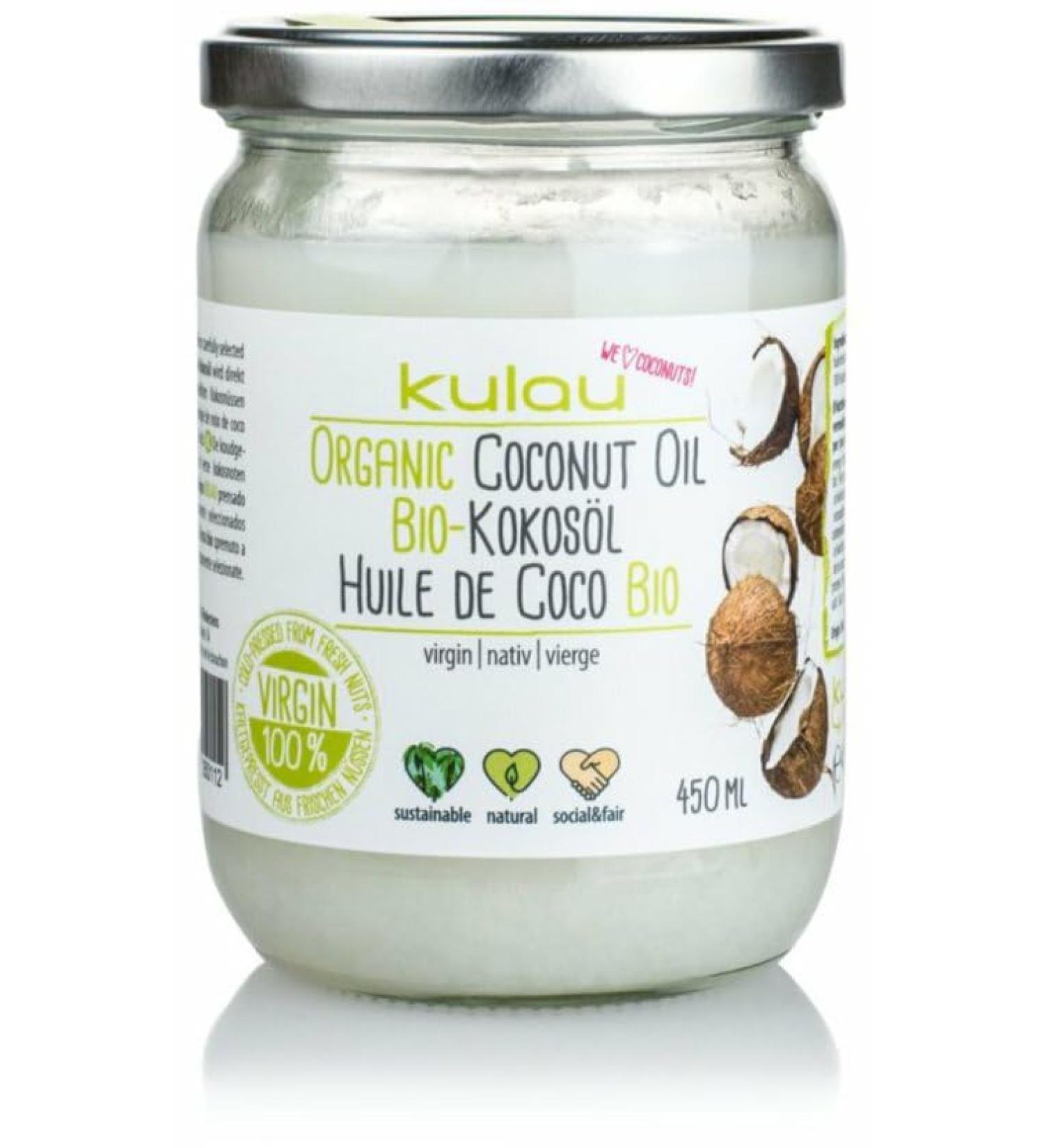 Kulau Kulau organic coconut oil (2 x 450 ml)