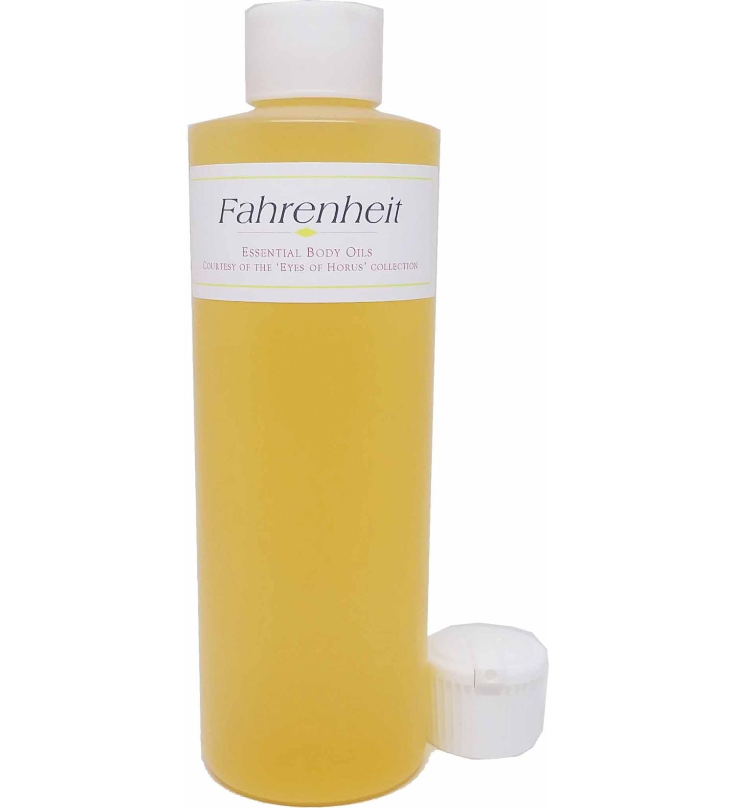 Fahrenheit - Type CD For Men Scented Body Oil Fragrance Flip Cap - Gold - 8 oz. - ID#22823 8 Fl Oz (Pack of 1)