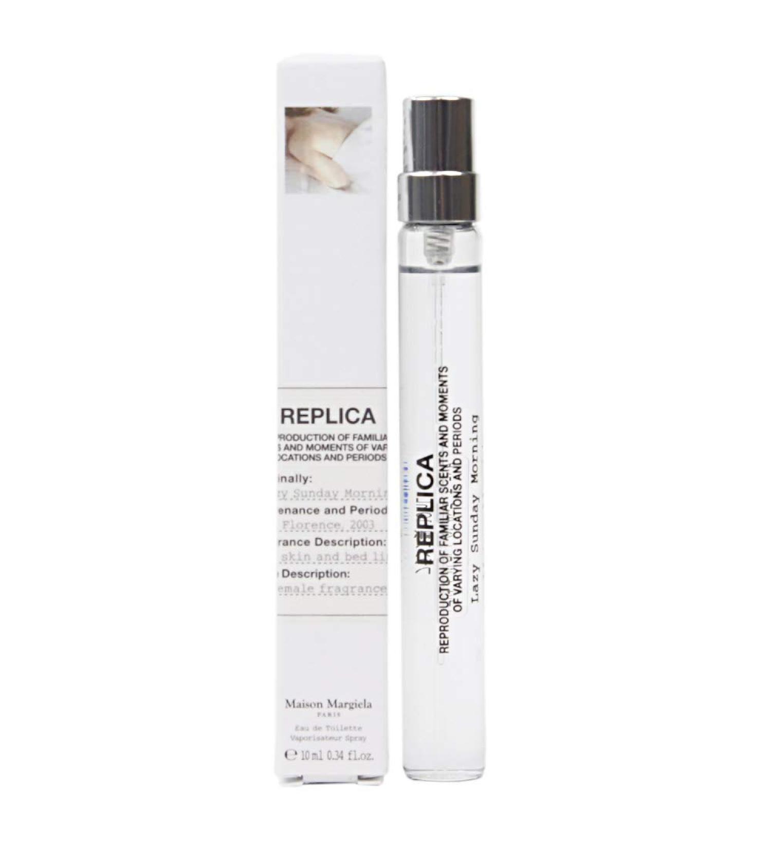 Maison Margiela Replica Lazy Sunday Morning Eau de Toilette - 0.34 Ounce Travel Spray 0.34 Fl Oz (Pack of 1) - Buy Online on GoSupps.com