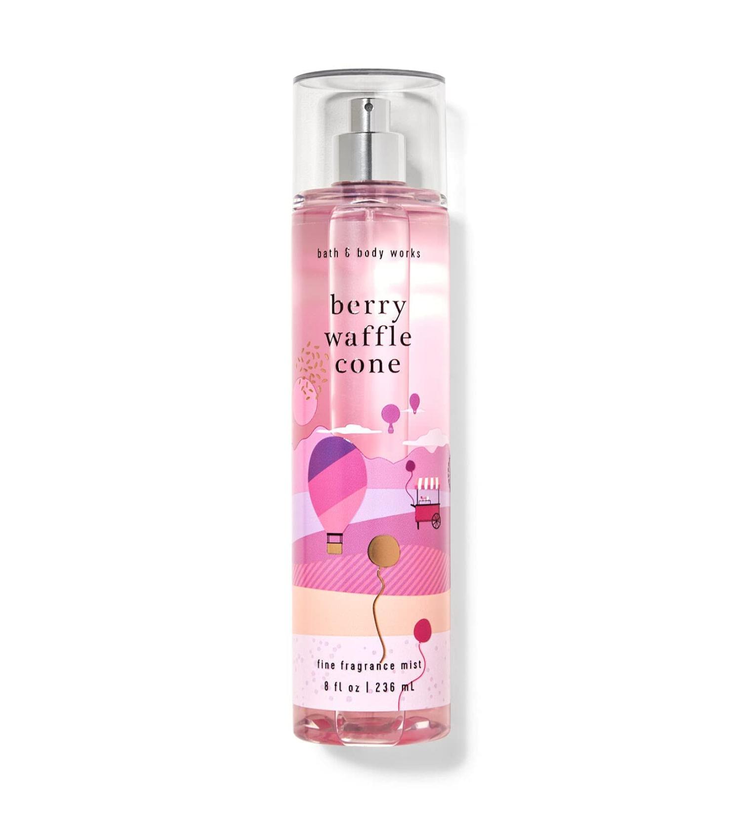 Bath & Body Works Signature Collection Fragrance Mist 8 Fl Oz (Berry Waffle Cone)