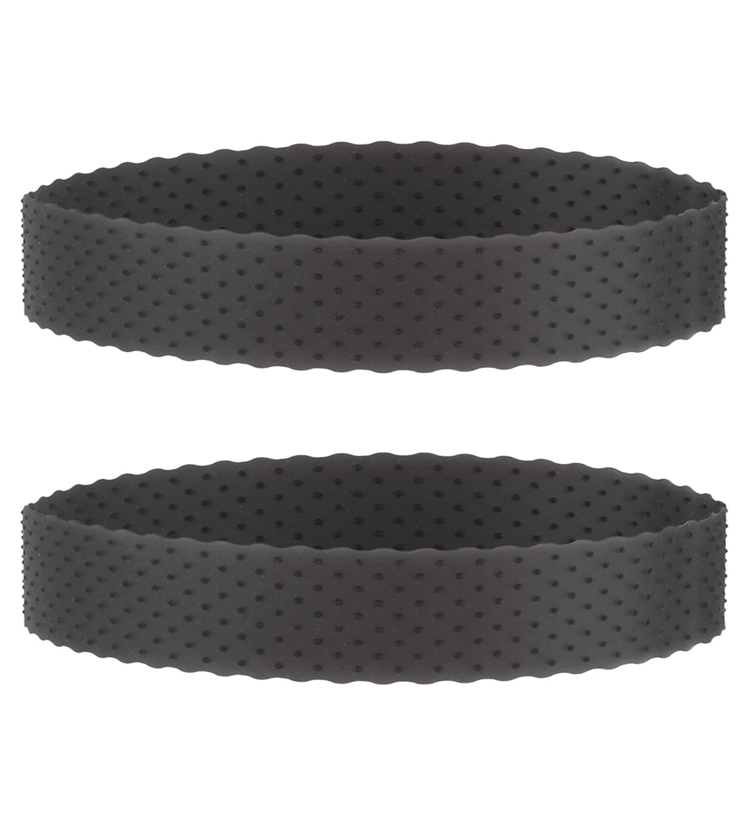 Sibba 2Pcs Transparent Silicone Wig Grip Strong Hold Wig Band Non Slip Wig Grip Headband For Women Keep Wig In Place Hairband Wig Gripper Caps (Black) - Buy Online on GoSupps.com