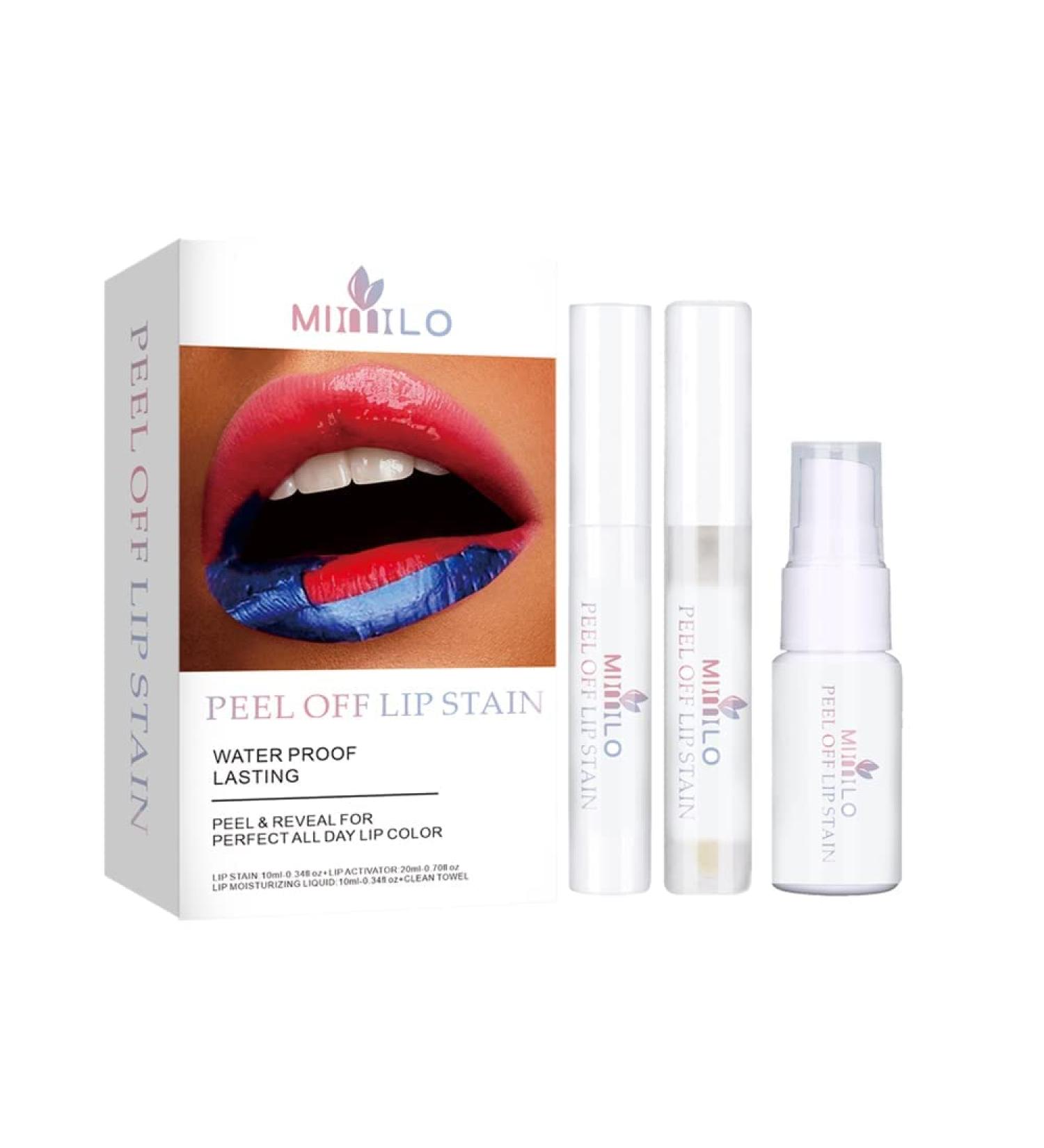 SHEEYOON Peel Off Lip Stain - Long Lasting Waterproof Matte Lip Tint in Red-Brown - Buy Online on GoSupps.com