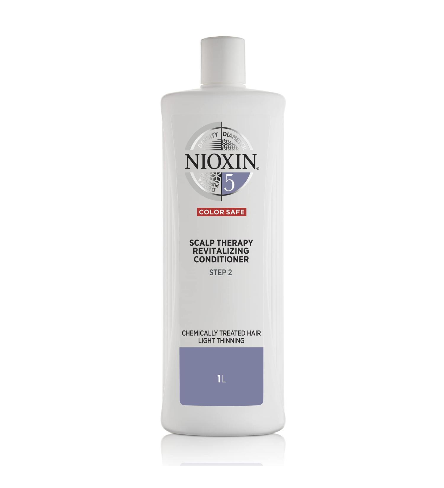 Nioxin System 5 Scalp Therapy Conditioner 33.8 oz for Chemically Treated Hair with Light Thinning - Buy Online on GoSupps.com