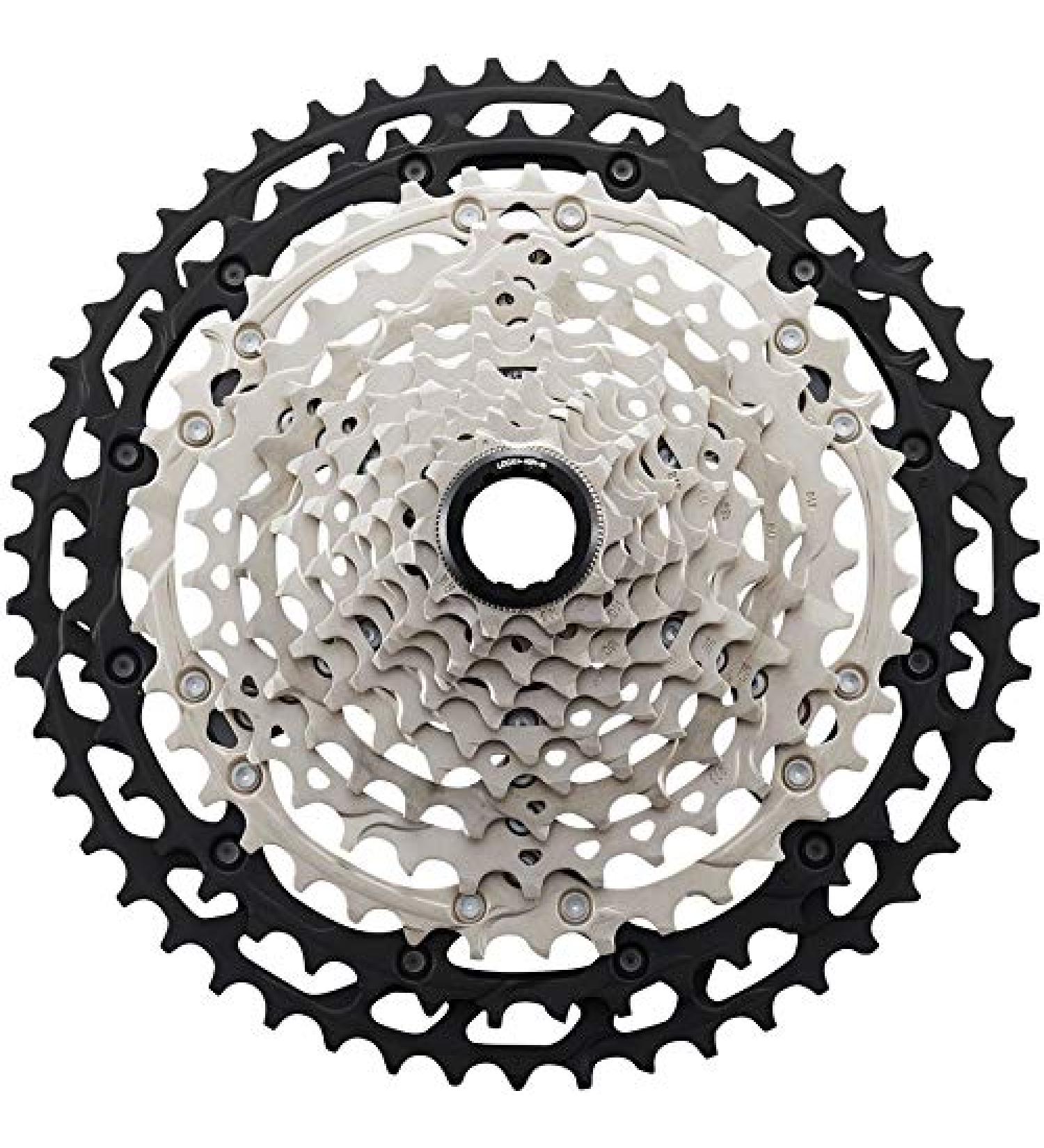 SHIMANO XT CS-M8100 Cassette - 12-Speed Silver/Black Micro Spline 10-51t - Buy Online on GoSupps.com