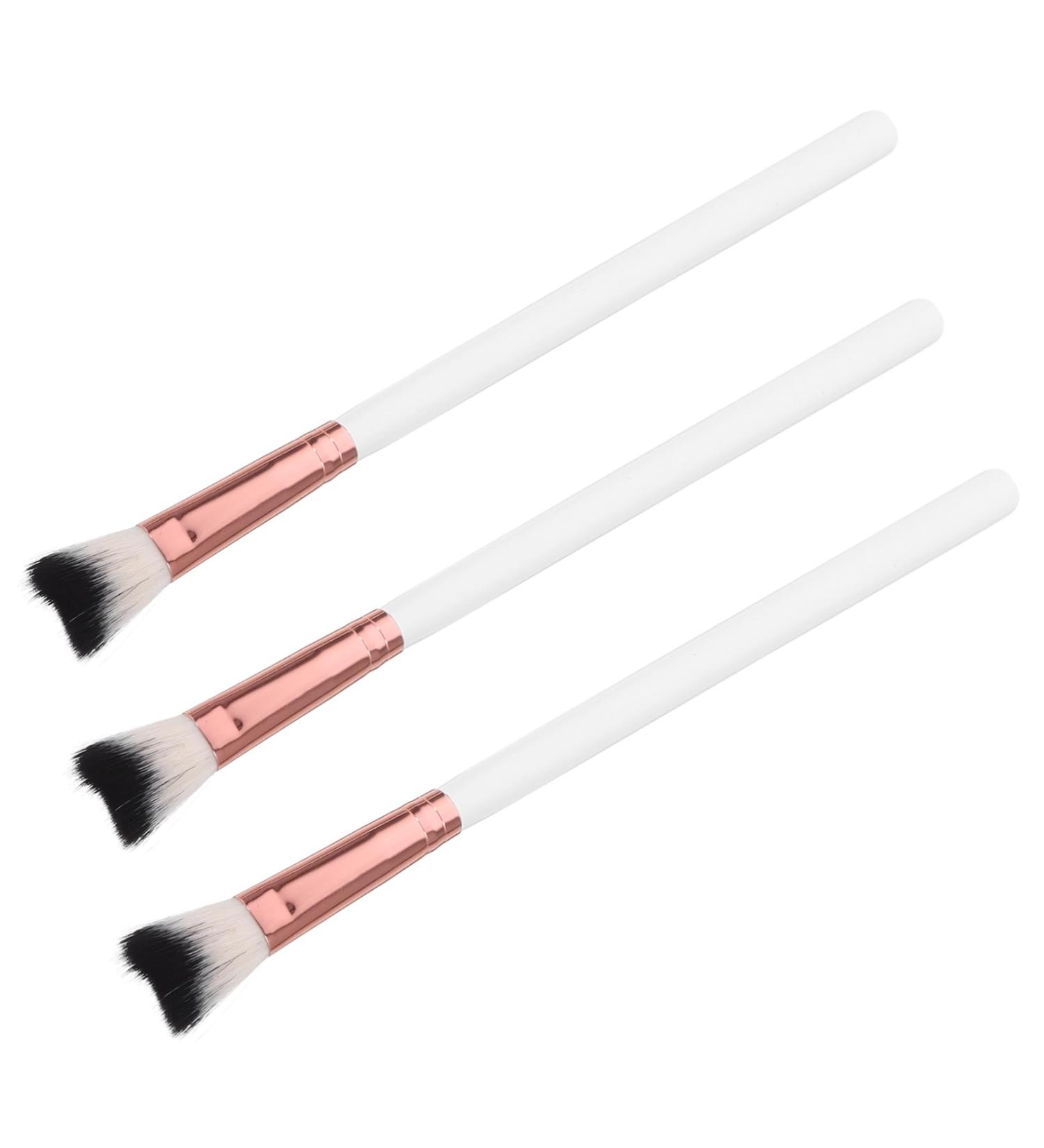 FOMIYES 3pcs Fish Tail Brush Nose Makeup Tool Nose Makeup Brush Nose Contour Brushes Aluminum Tube - Buy Online on GoSupps.com