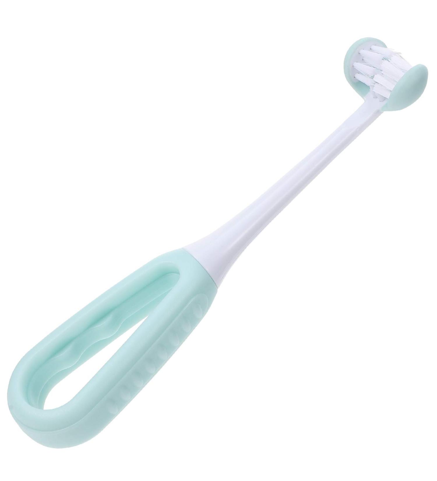 Buy MILISTEN 3 Sided U Shape Toothbrush for Toddlers - Sky Blue - Ideal Autism Training Brush - International Shipping Available - Buy Online on GoSupps.com