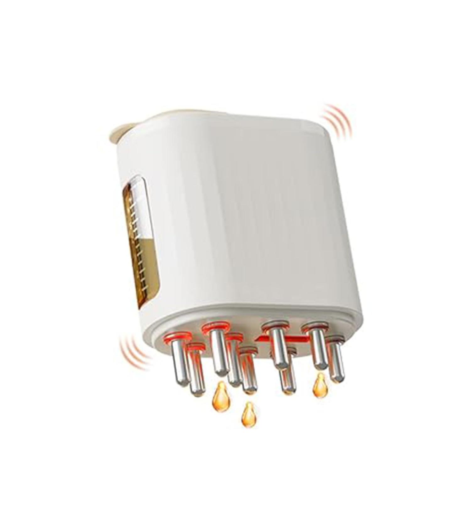 Opossum Hair Oil Applicator 2 in 1 Electric Scalp Massager and Hair Oil Applicator Scalp Oil Applicator Head Massager for Hair Treatment Growth Medicine Essential Oil Serum - Buy Online on GoSupps.com