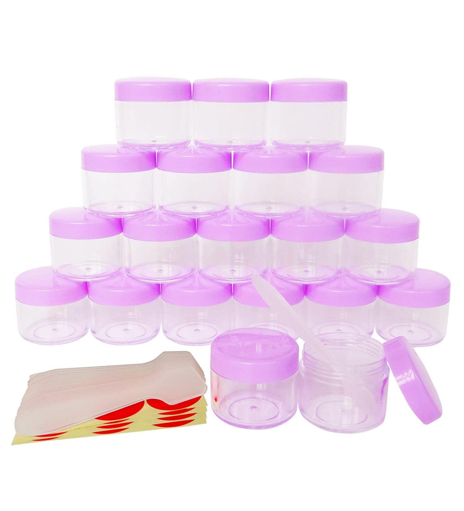 Greatforu 20 Pieces 20g Proccel Nail Art & 20ml Cosmetic Container CREMEDOSE | Perfect for Lip Balm Face Cream & More - International Shipping Available - Buy Online on GoSupps.com