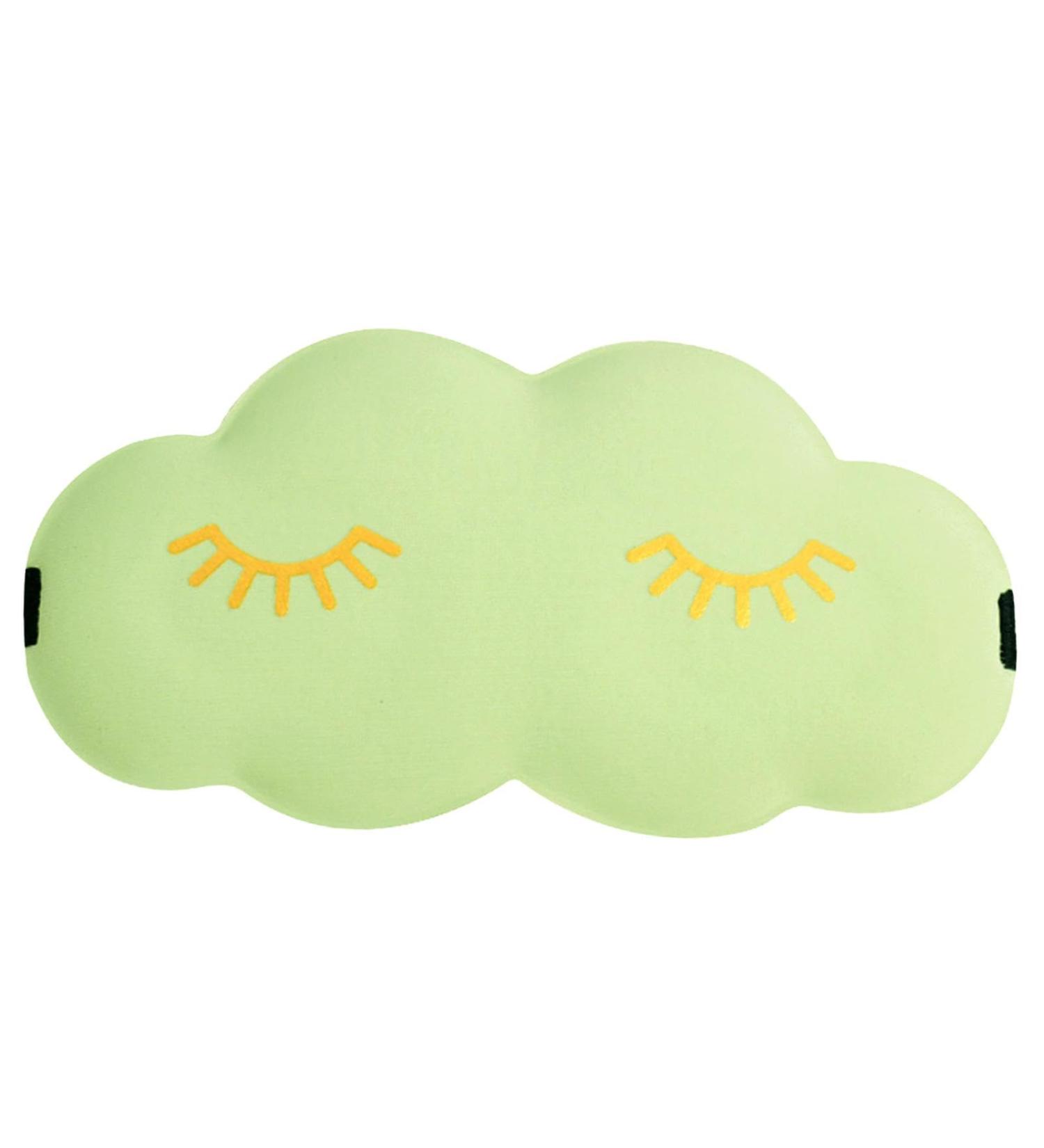 Buy 3D Cloud Shape Foam Eye Mask - Ergonomic Sleeping Blindfold with Adjustable Button | International Shipping Available - Buy Online on GoSupps.com
