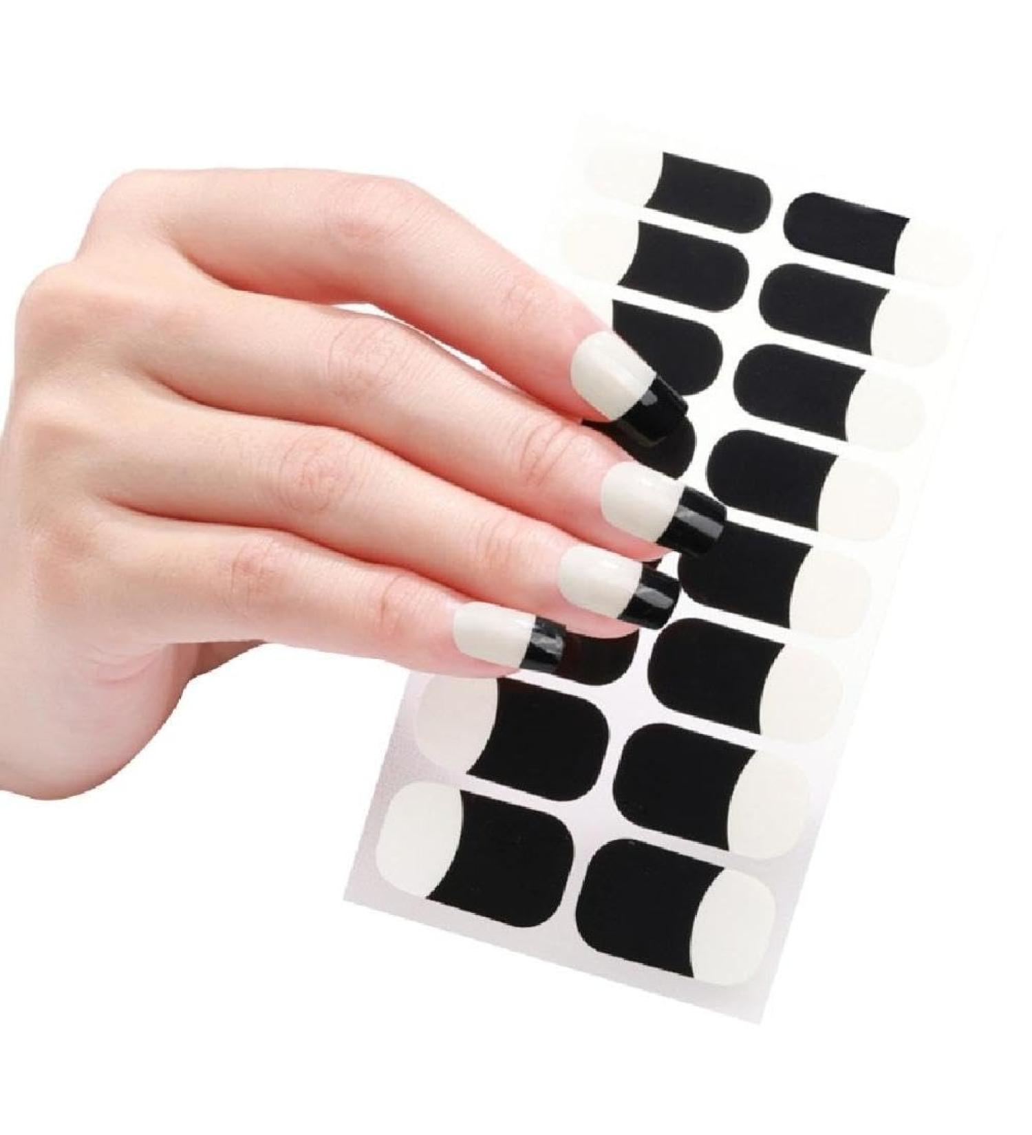 Shop Semi Cured Gel Nails Art Sliders | UV LED Nail Decals & Stickers | Fashion Nail Decor - ZE0396 - Buy Online on GoSupps.com