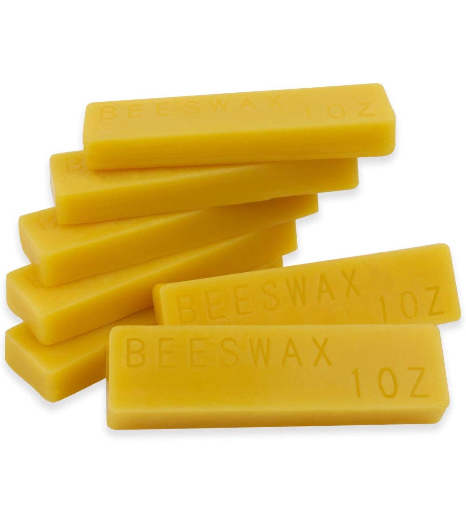 EricX Light Beeswax Bars 7oz - Pack of 7 Cosmetic Grade 1oz bars - Buy Online on GoSupps.com