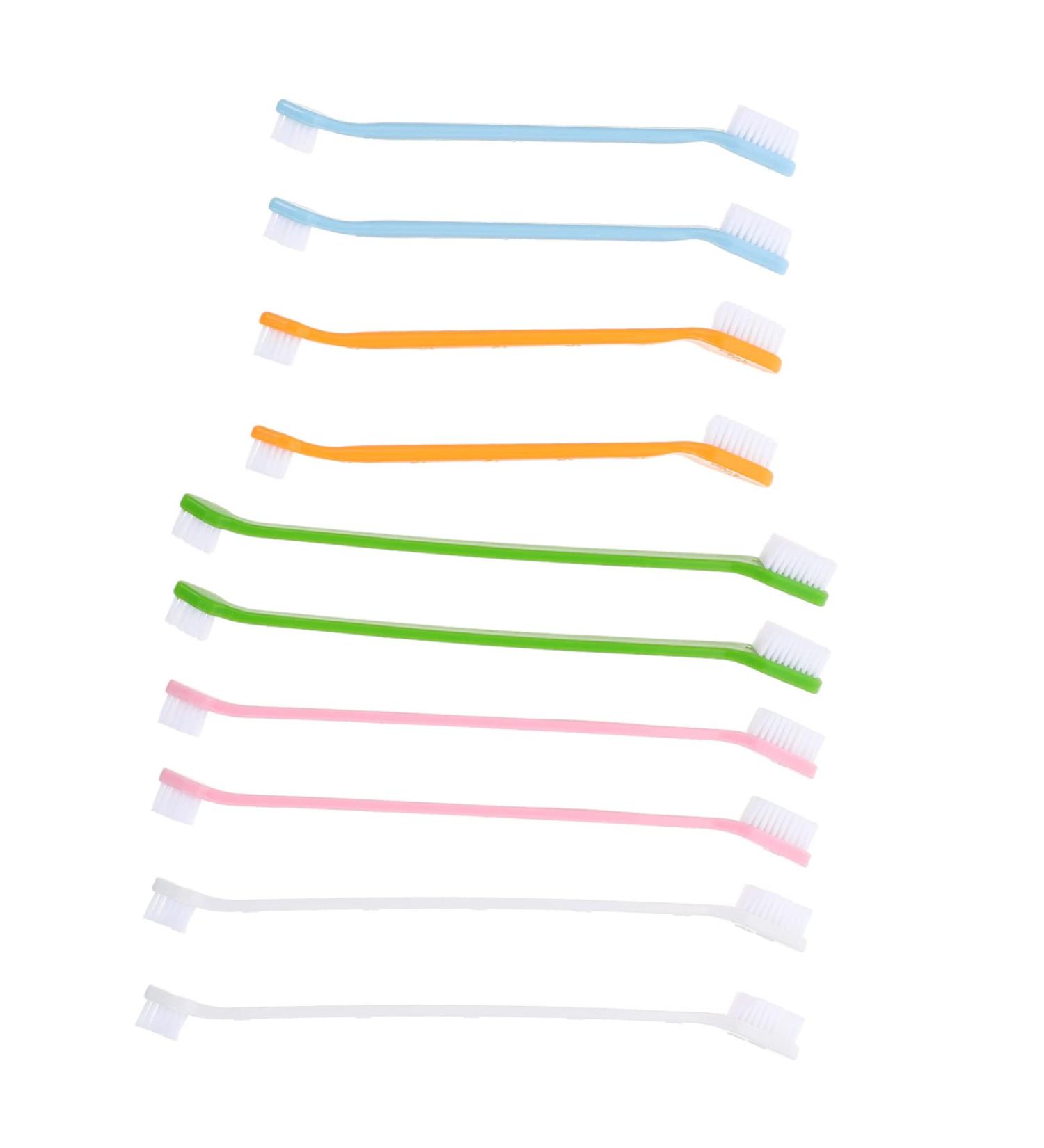 FOMIYES 30 pcs Tooth Teeth Pet Portable Handheld Brush Clean Small Nylon Pets for Cleaning Cat Oral 1 count (Pack of 1) Assorted Colorx3pcs - Buy Online on GoSupps.com