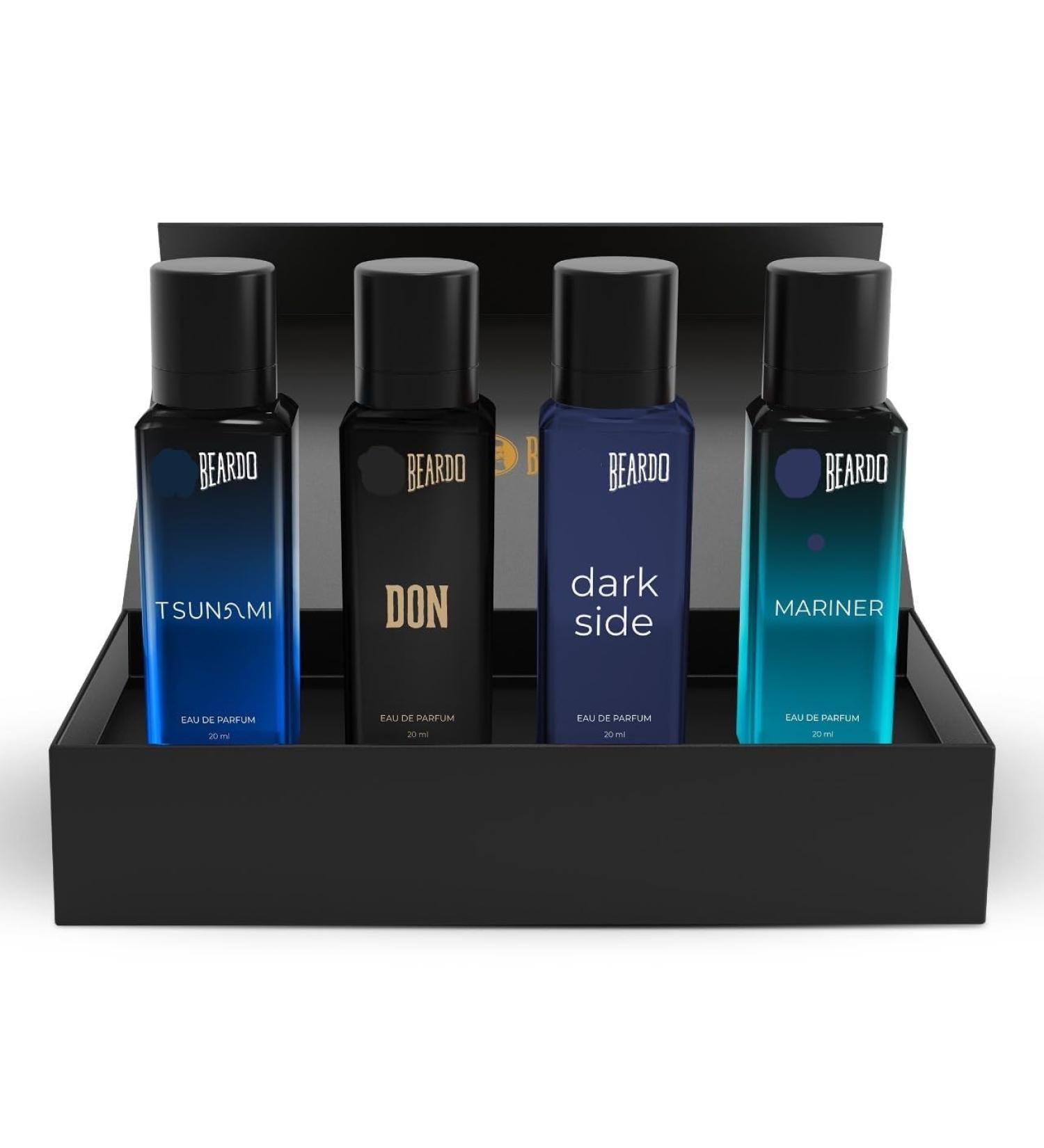 Beardo_Day Perfumes For Men & Women 4 x 20ml | Compliment worthy Unisex perfume combo | Long Lasting Perfumes - Fresh & Aquatic Fragrances | Gift for men - Buy Online on GoSupps.com