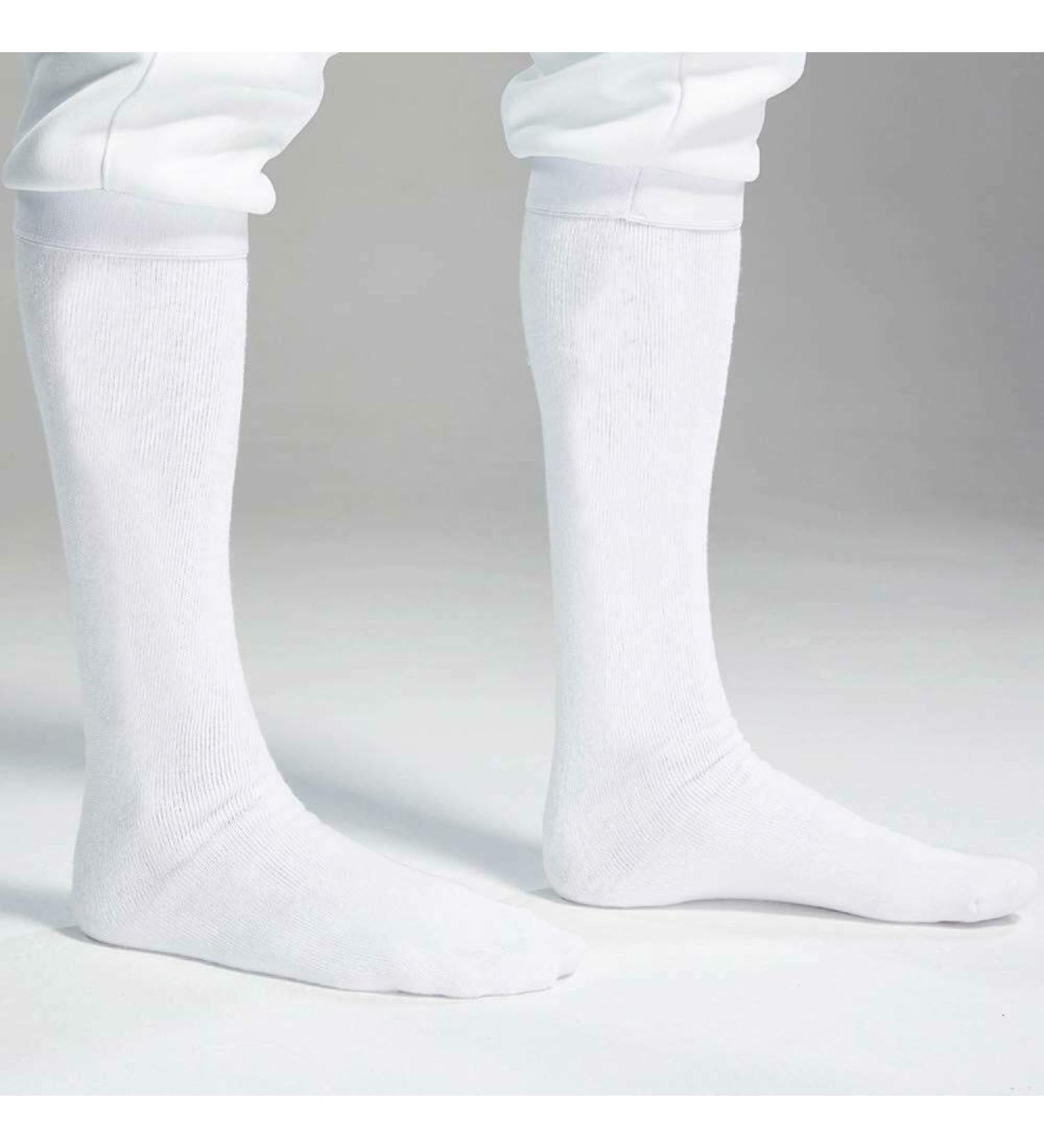 RayAuto Professional Sport Compression Stockings for Children & Adults - Anti-slip Cotton Trockings for Epee Saber Foil - White - Buy Online on GoSupps.com