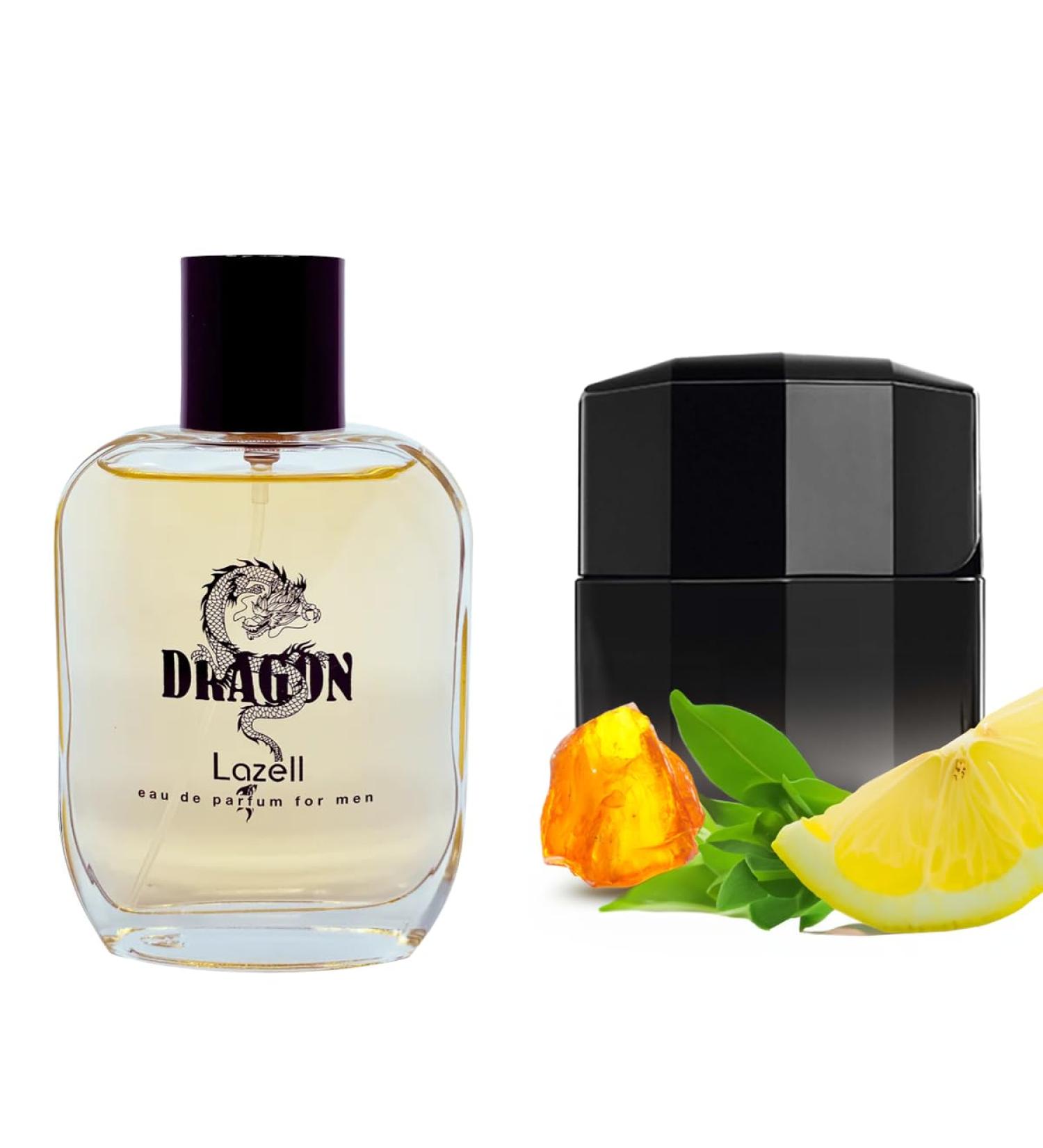 Lazell Dragon for Men Perfume | Impression by Black XS | Eau De Parfum 3.4 Fl Oz | Citrus Amber Chocolate Fragrance | European oncentrated Scent Lasts 6-9 Hours - Buy Online on GoSupps.com